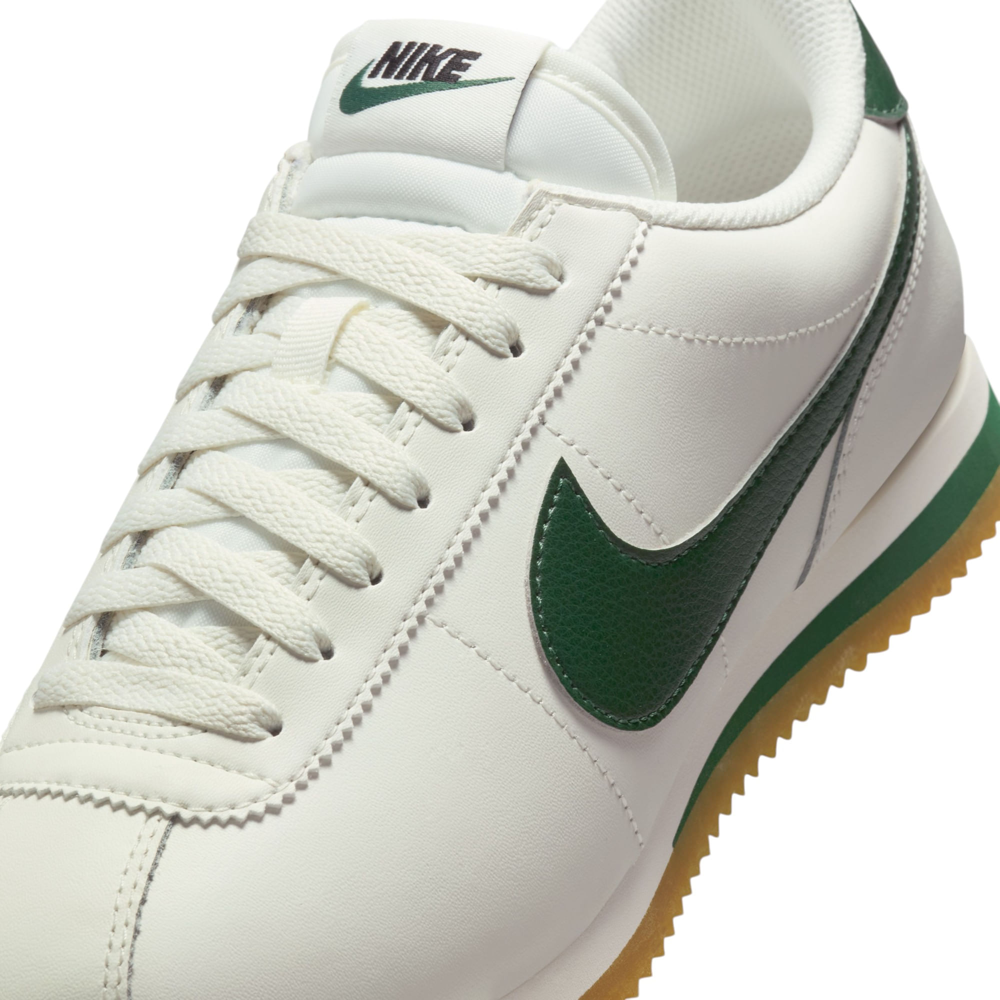 NIKE-Nike-Cortez-Leather-Sail---Fir---Gum-Yellow---Black