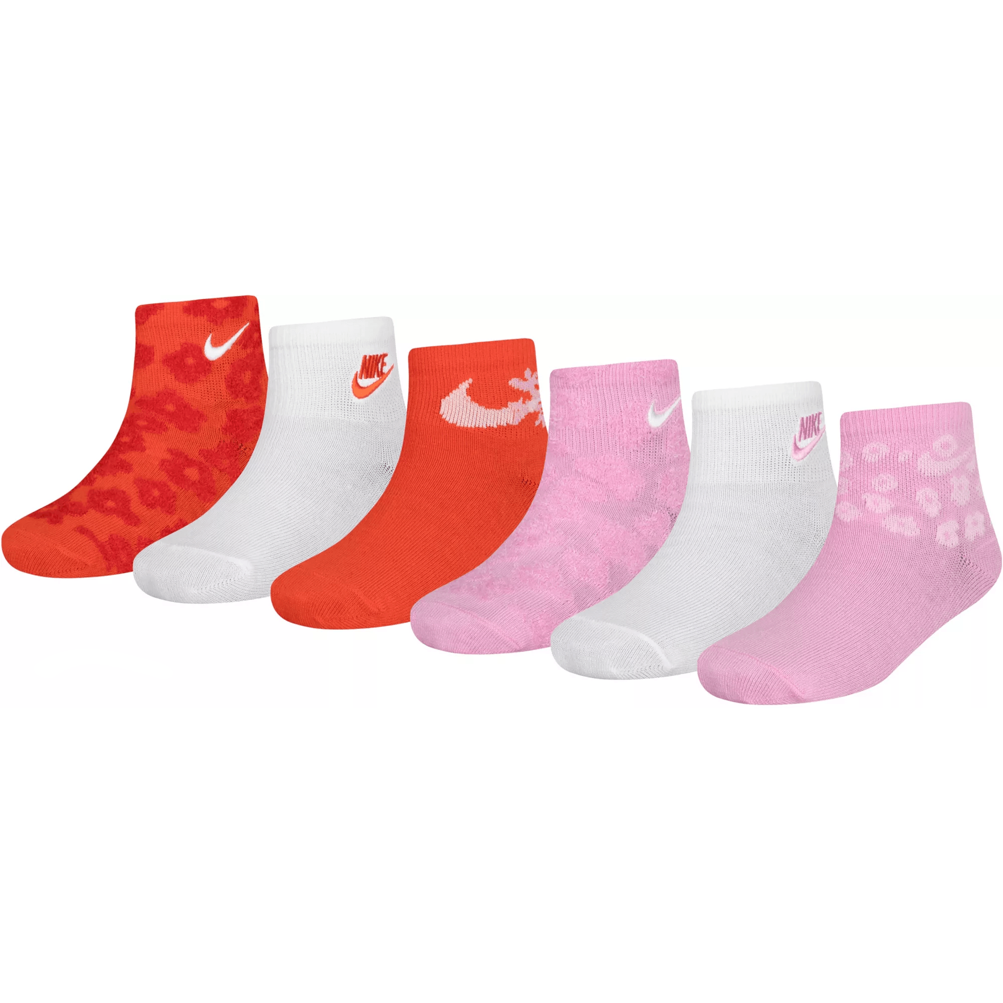 Nike-Fashion-Ankle-Sock---Girls--Picante-Red