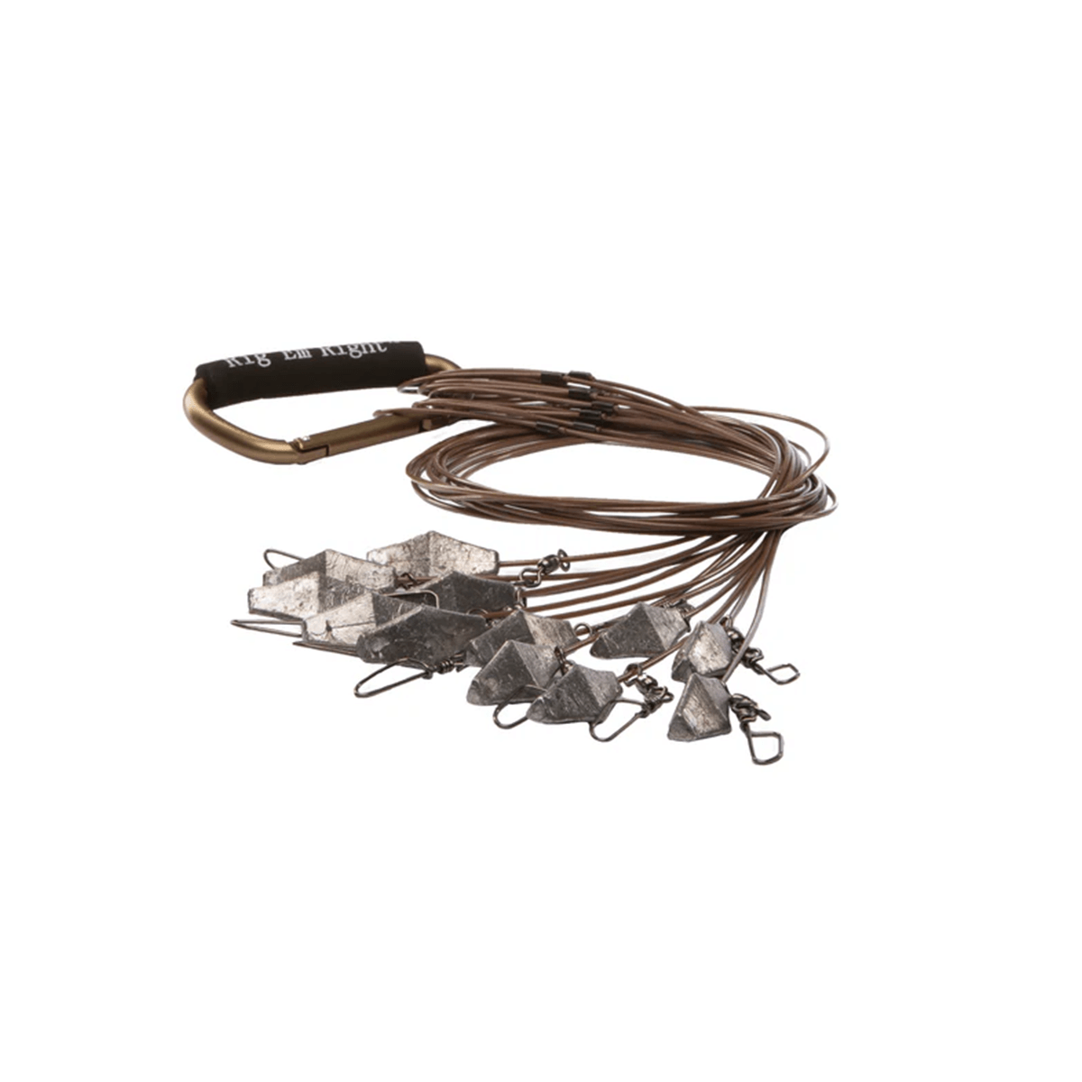Rig-Em-Right-Xtreme-Coated-Cable-Decoy-Anchor--12-Pack--3-oz