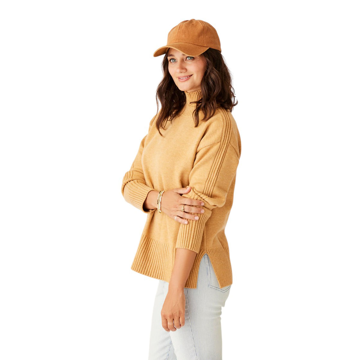 CARVE-WOODWARD-SWEATER-Camel-Heather