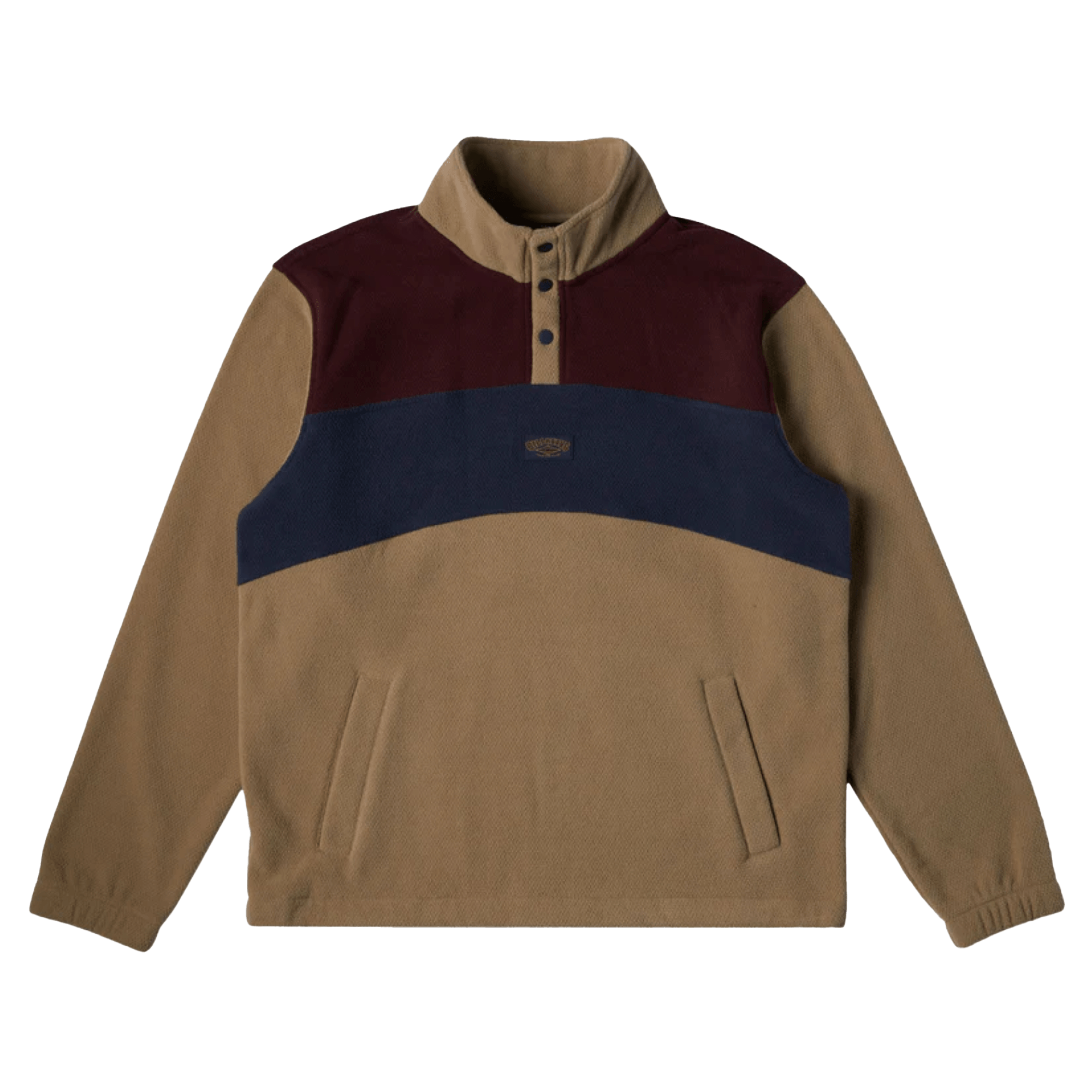 nasebaaaoi① Billabong Boundary Mock Snap Sweatshirt - Men's - Als.com