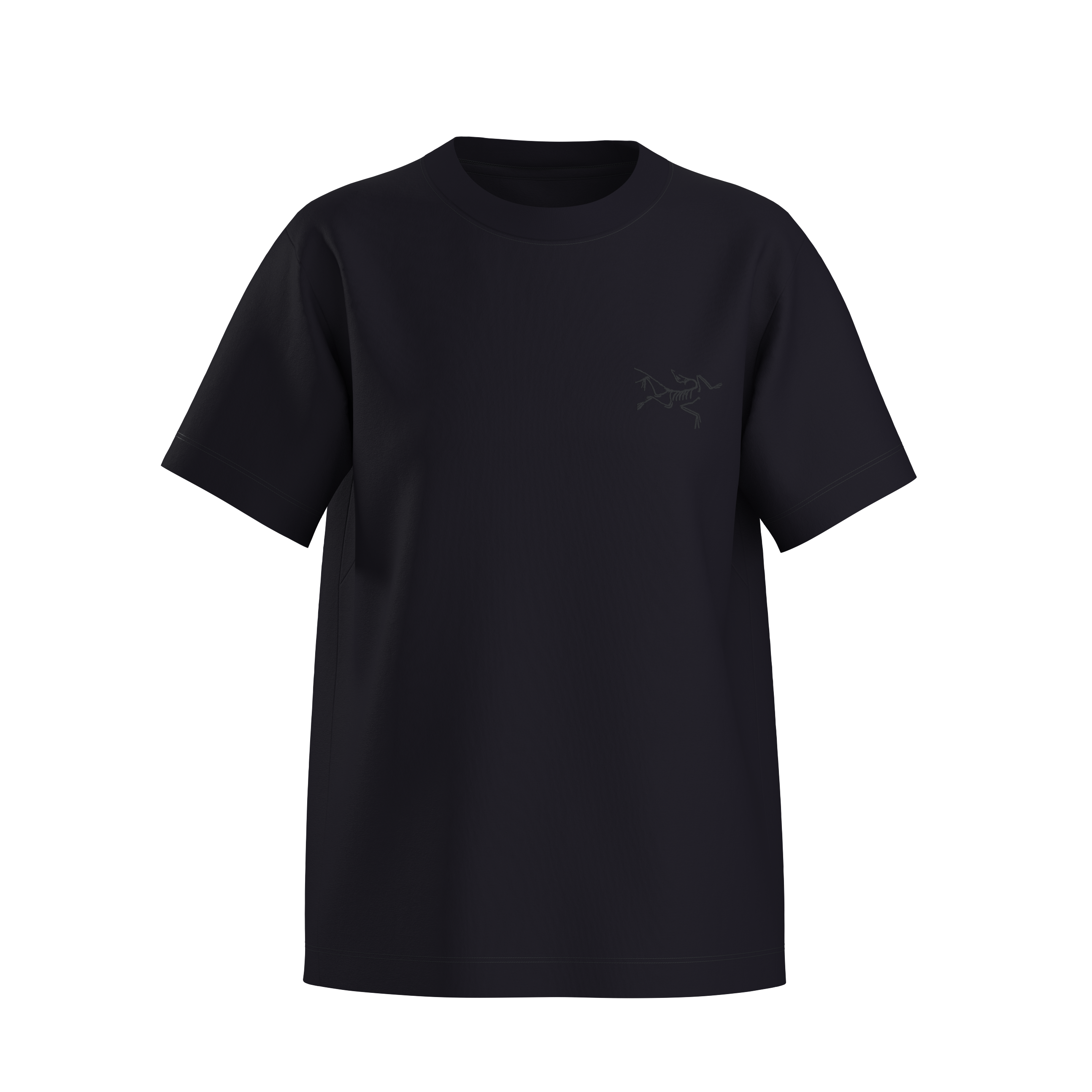 Arc-teryx-Kragg-Cotton-Little-Bird-Crew-Short-Sleeve-Shirt---Women-s-Black---Black