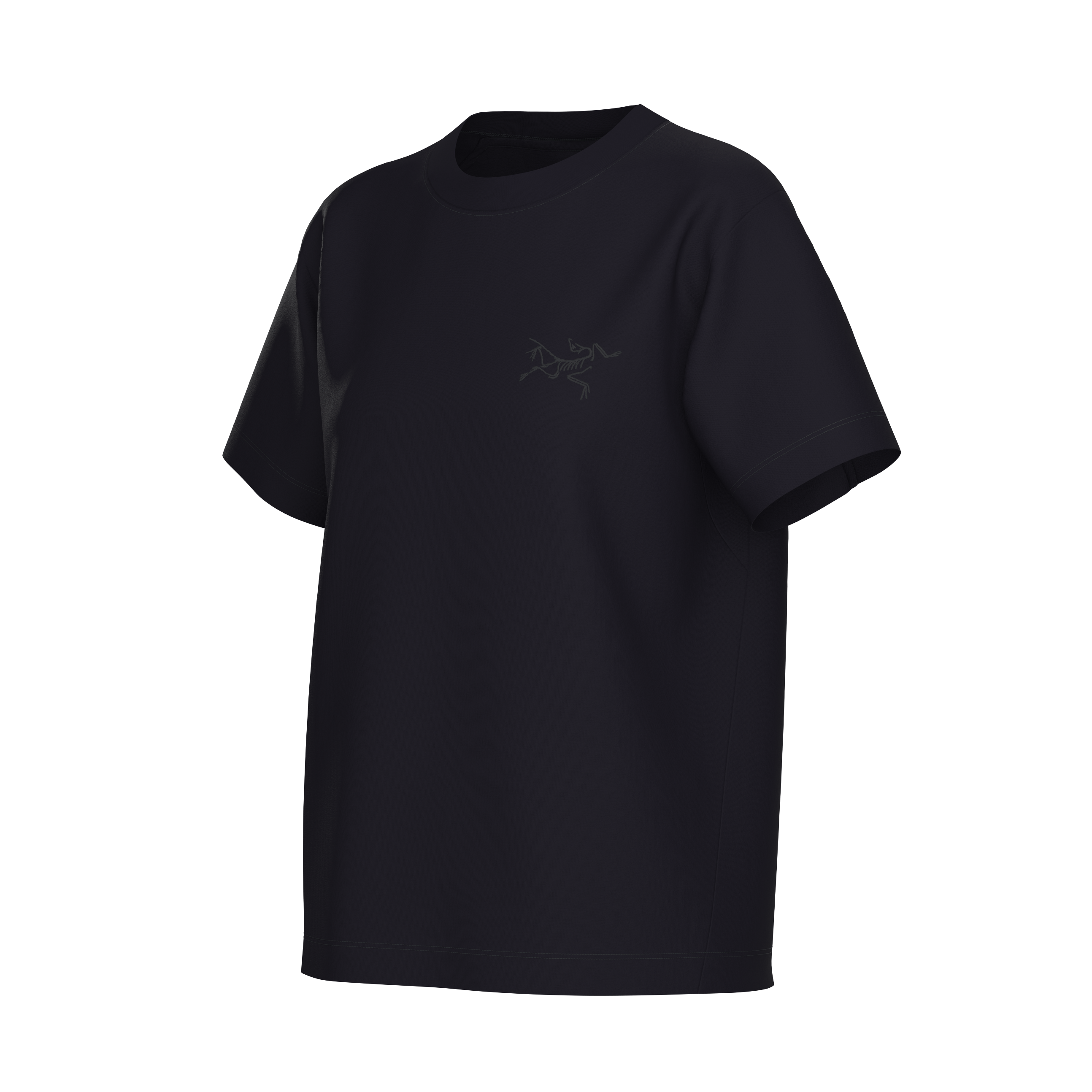 Arc-teryx-Kragg-Cotton-Little-Bird-Crew-Short-Sleeve-Shirt---Women-s-Black---Black