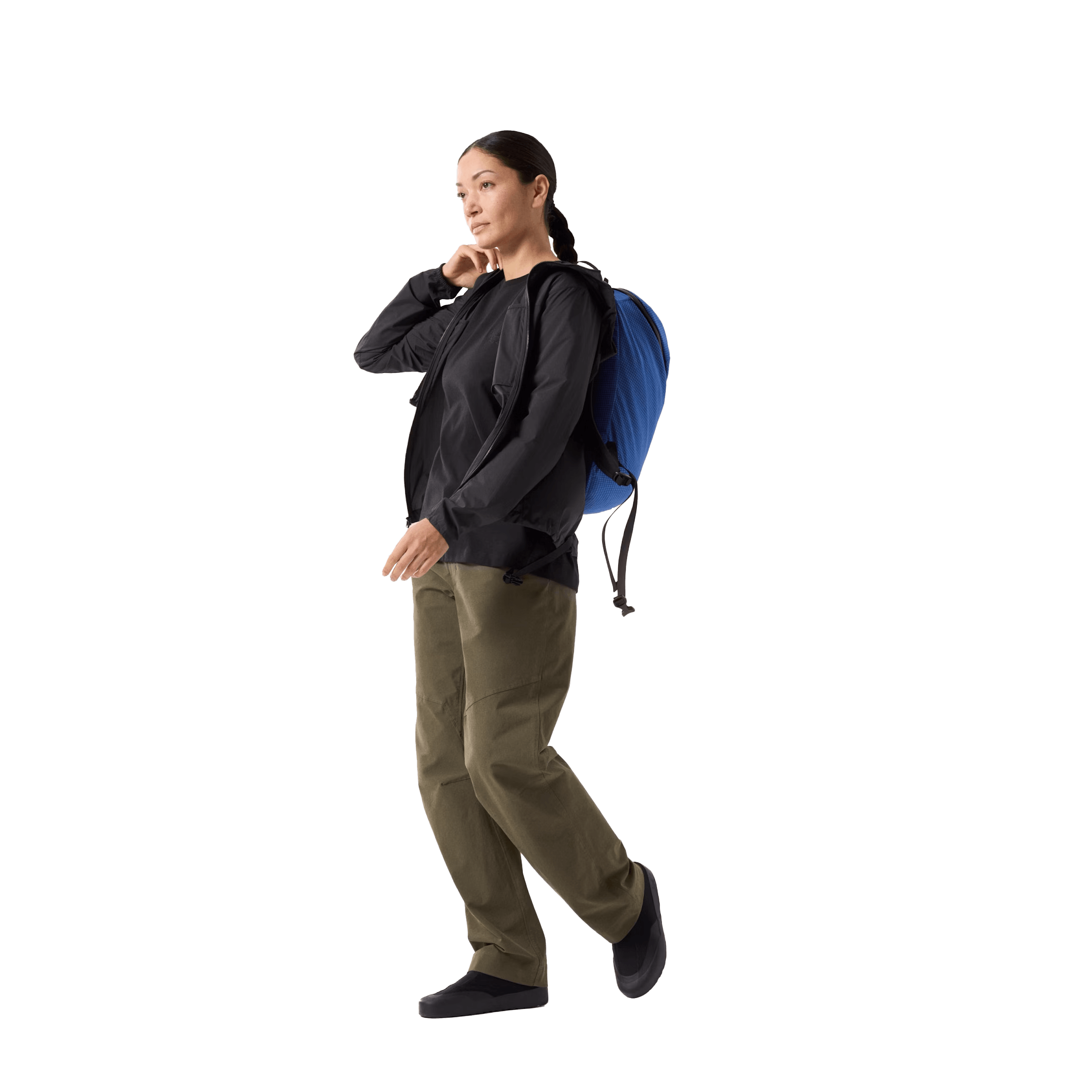 Arc-teryx-Kragg-Cotton-Little-Bird-Crew-Short-Sleeve-Shirt---Women-s-Black---Black