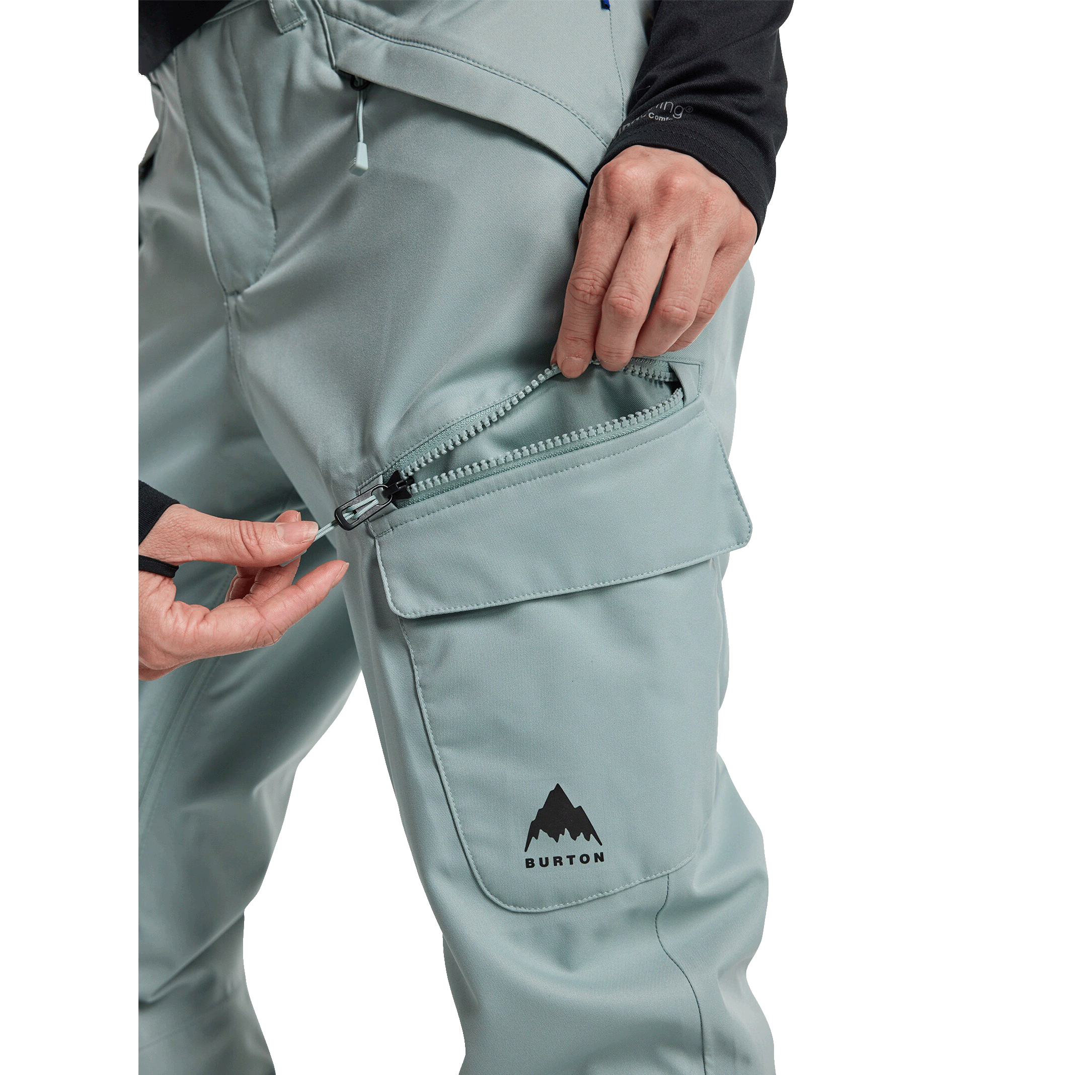 BURTON-Gloria-Stretch-Insulated-Pants---Women-s-Petrol-Green