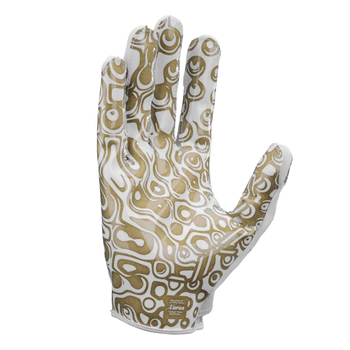 Nike Vapor Jet 7.0 Football Gloves White | Gold 2XL