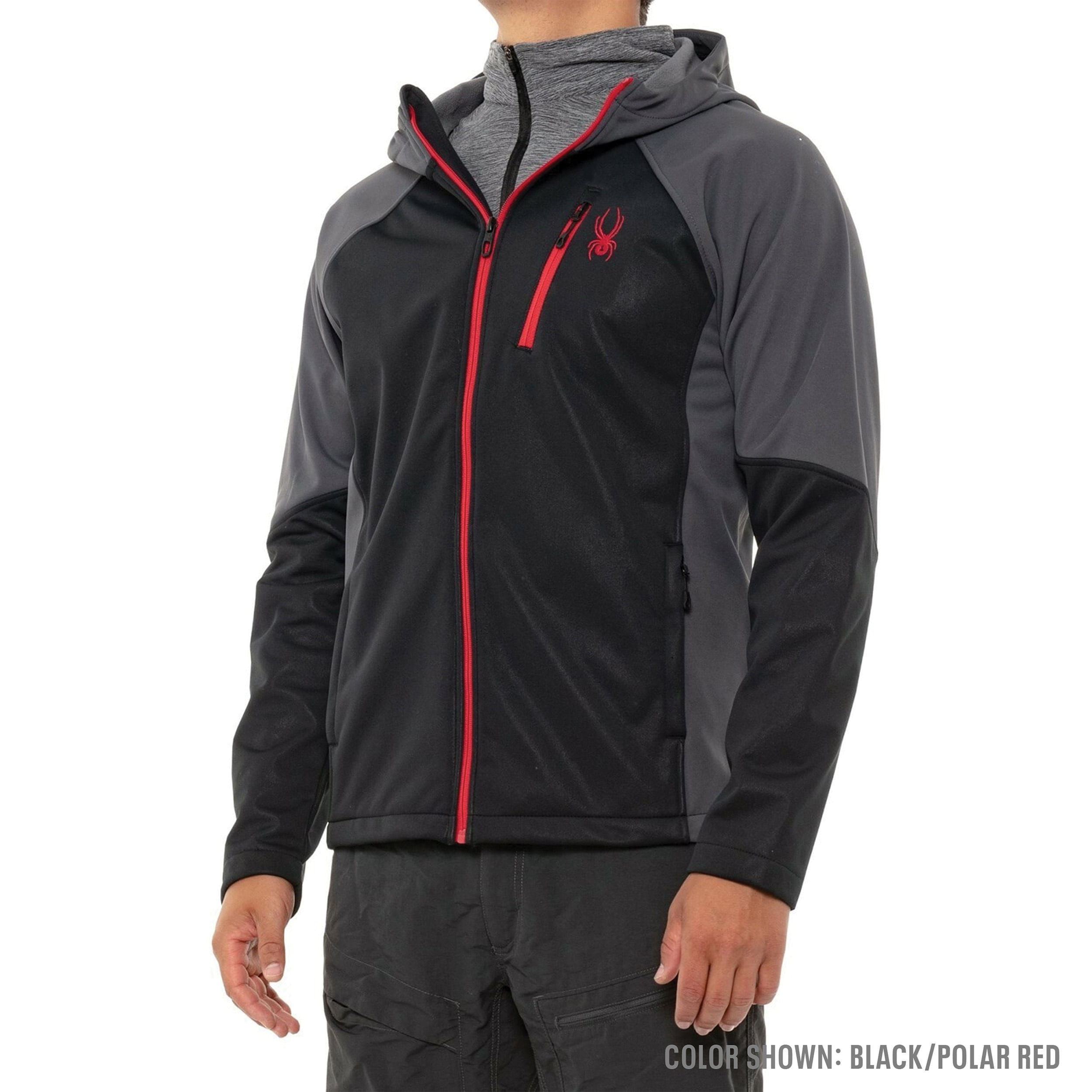 Spyder Men's Polar Grey Mendoza Full Zip Jacket, size large 2024