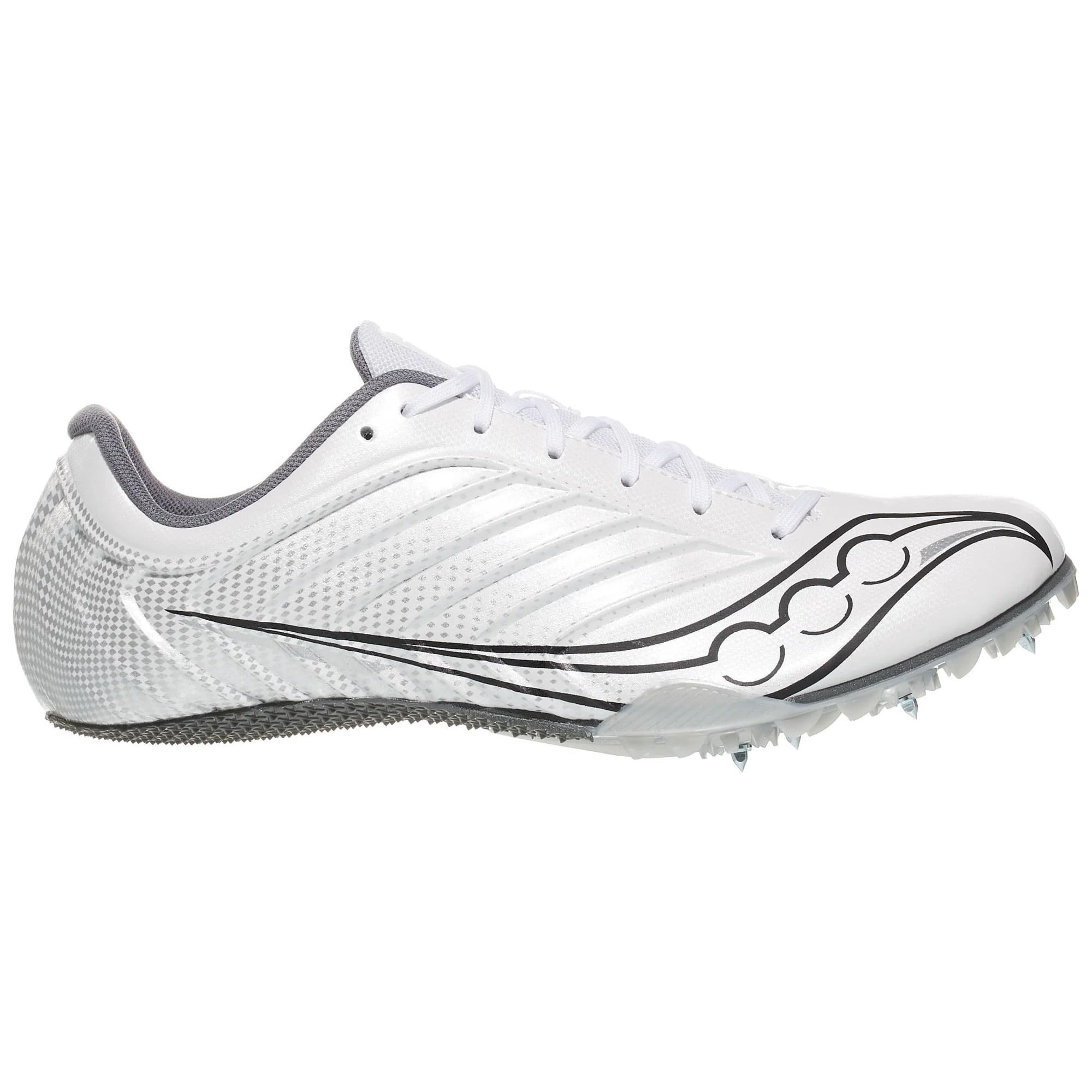 Saucony-Spitfire-5-Spike-Running-Shoe---Men-s-White---Carbon