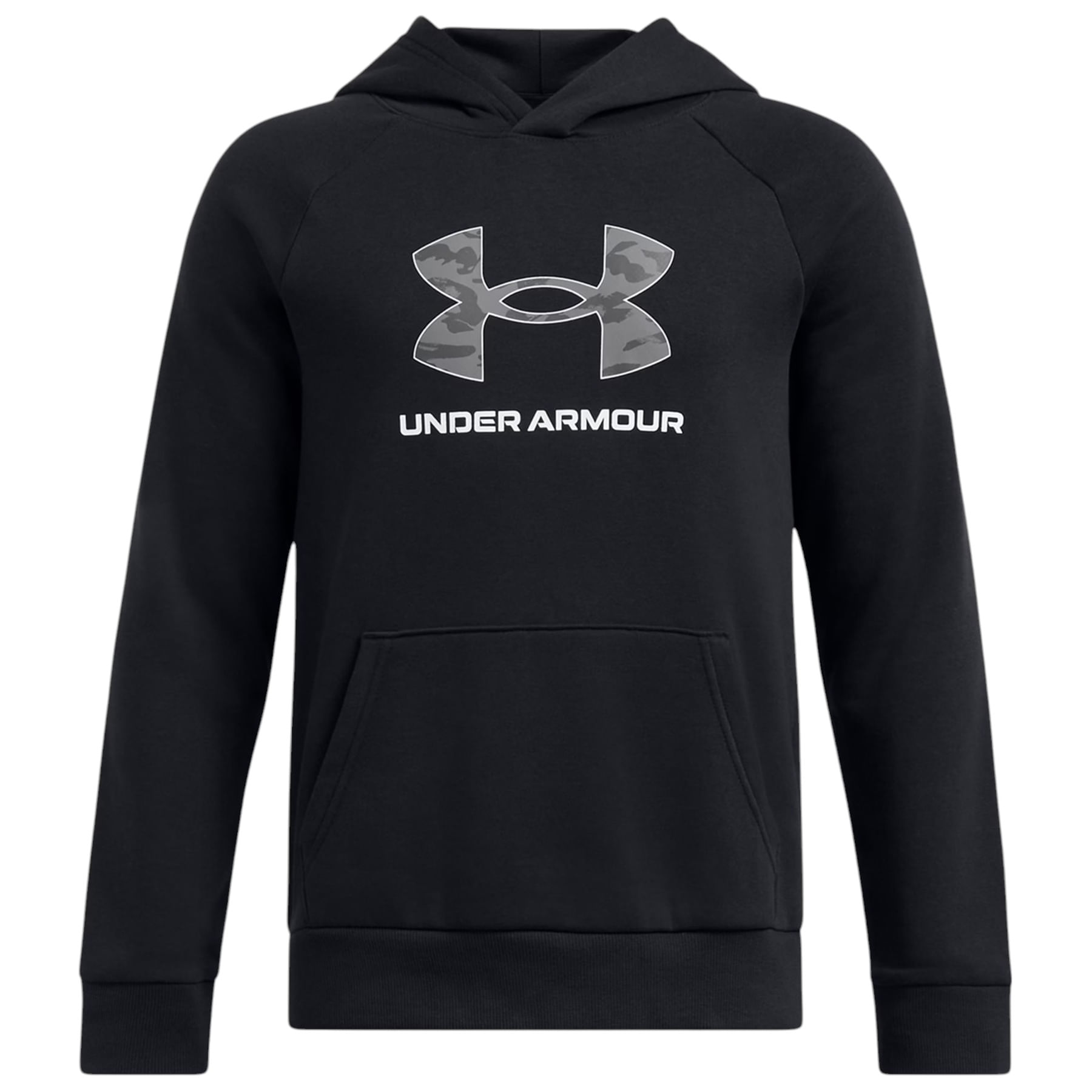 Under Armour Rival Fleece Big Logo Print Fill Hoodie - Boys