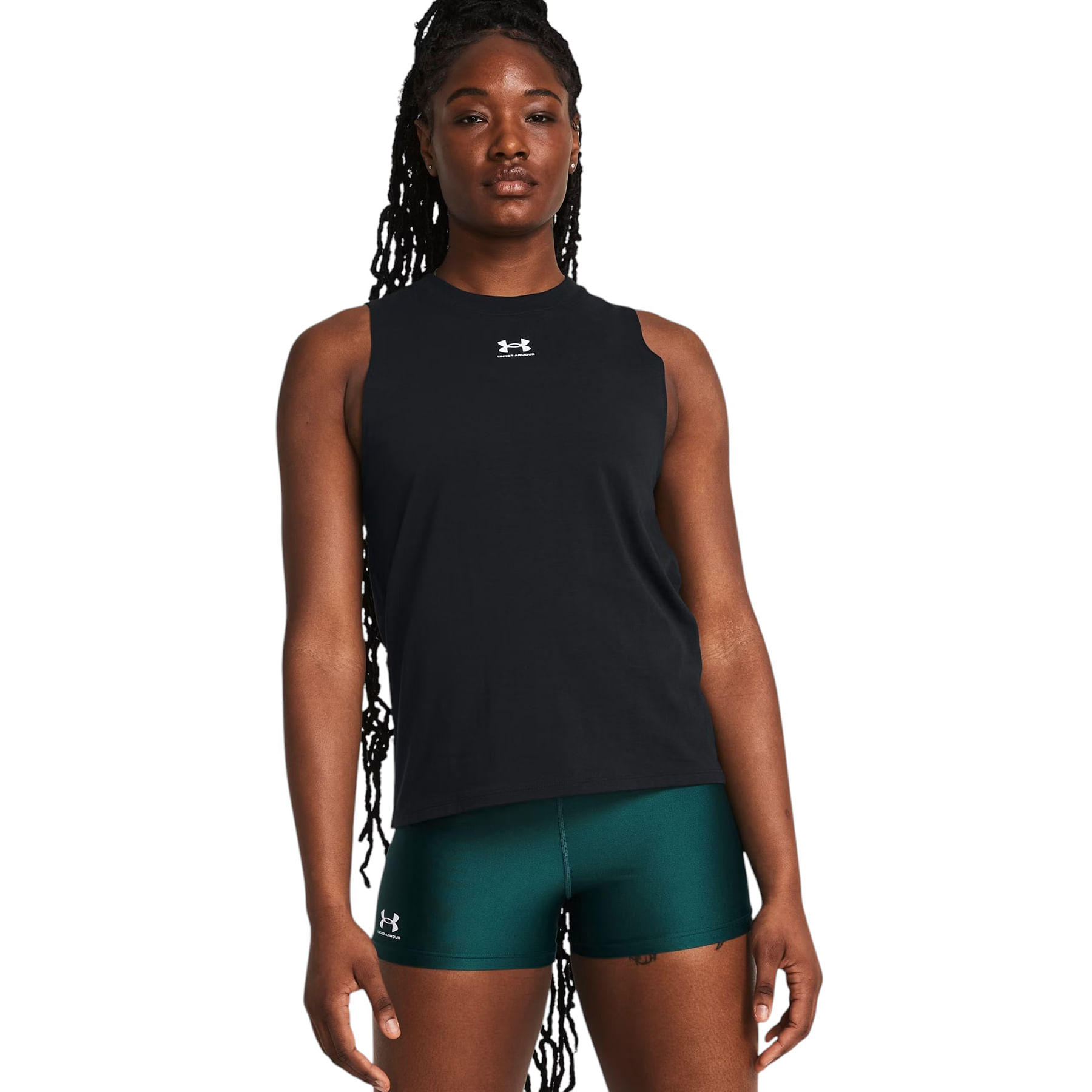Under-Armour-Rival-Muscle-Tank---Women-s-Black---White
