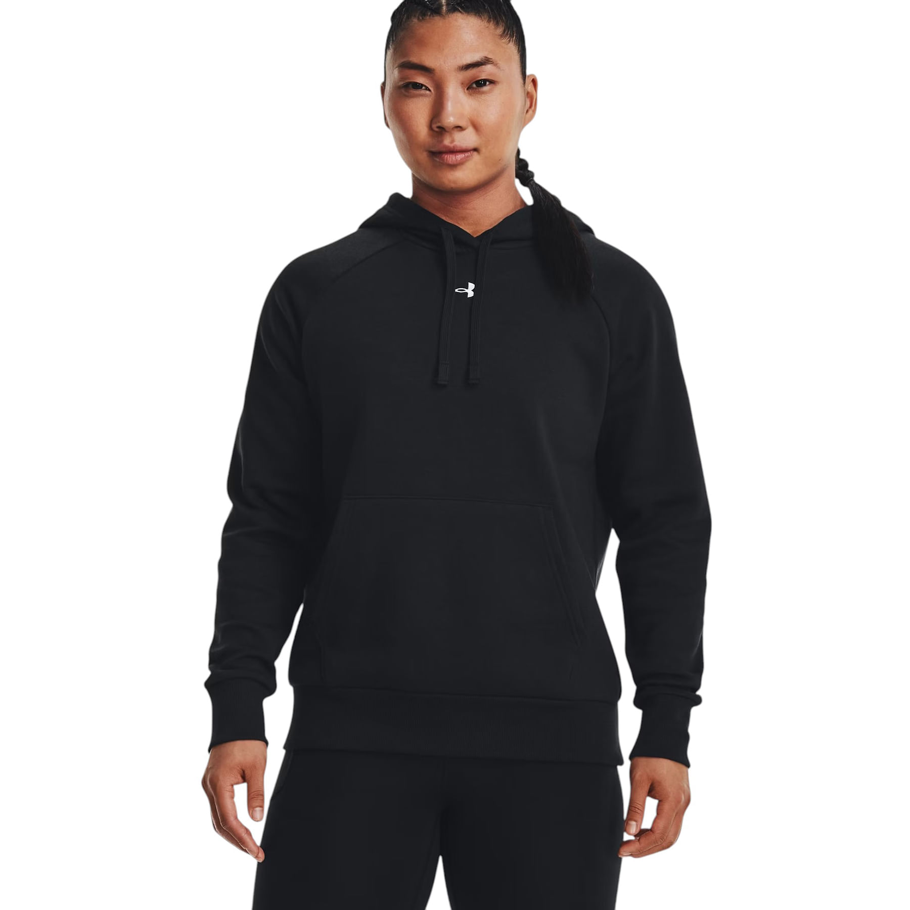 Under-Armour-Rival-Fleece-Hoodie---Women-s-Black---White