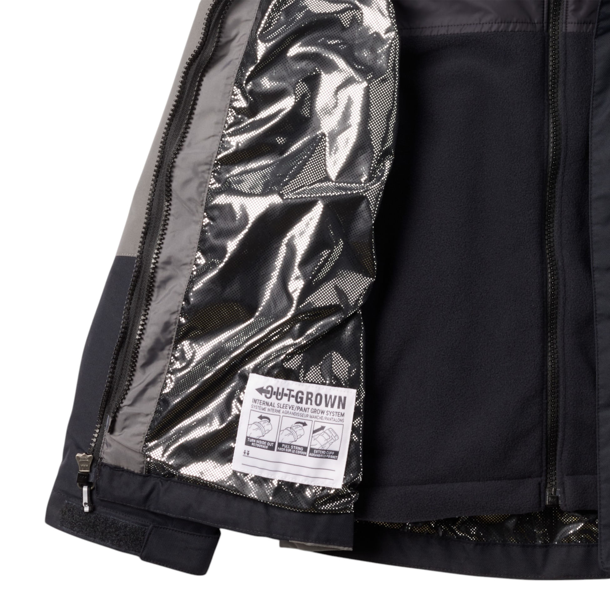 Columbia-Bugaboo-III-Fleece-Interchange-Jacket---Boys--Black---City-Grey
