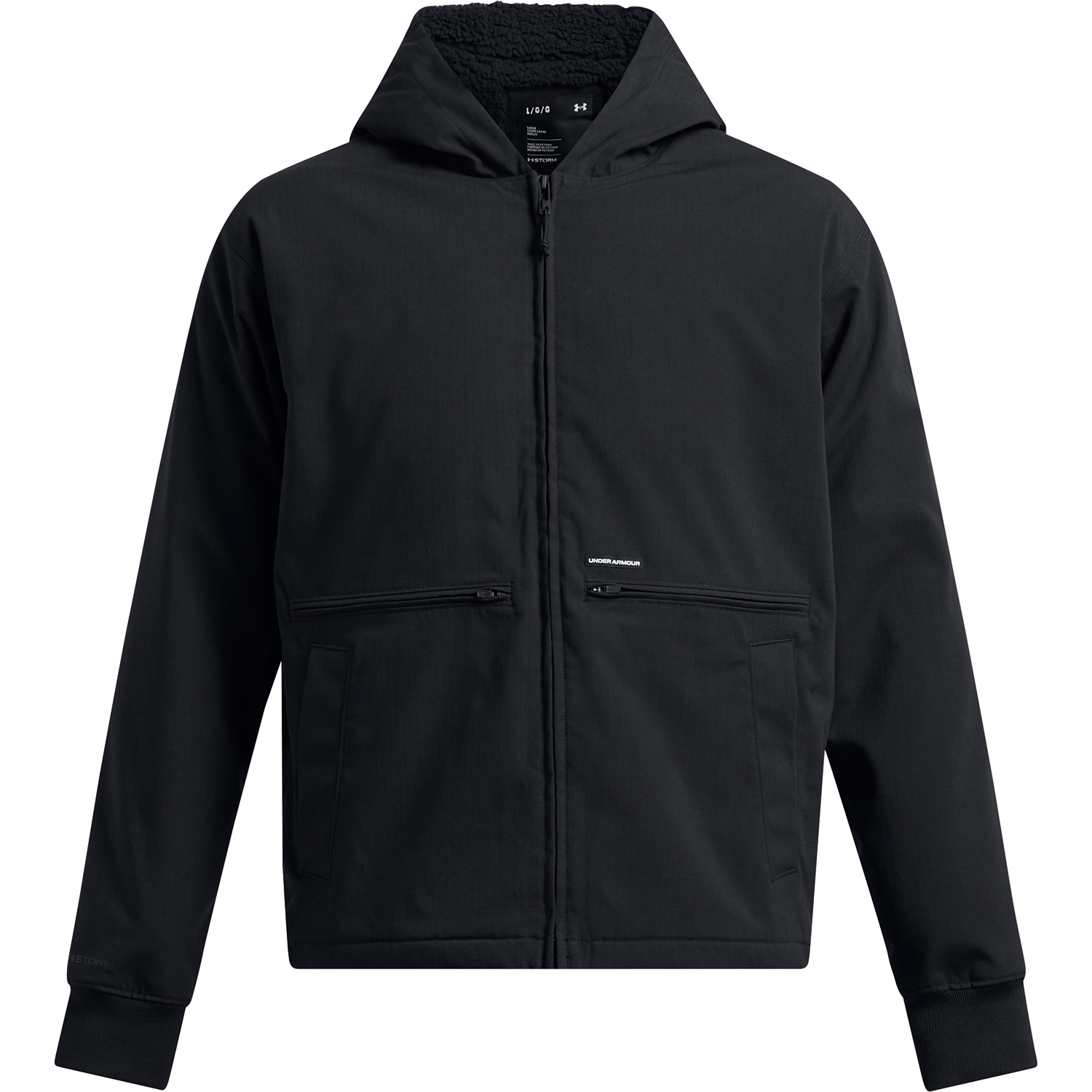 Under-Armour-Icon-Fleece-lined-Jacket---Men-s-Black