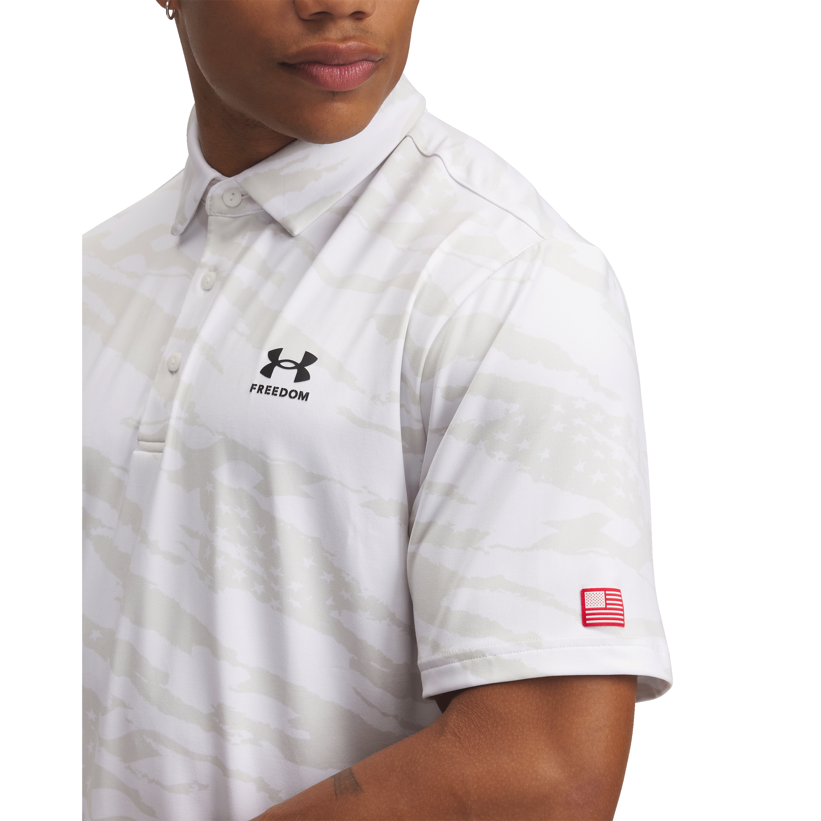 Under-Armour-UA-Drive-Freedom-Printed-Polo---Men-s-White---Black