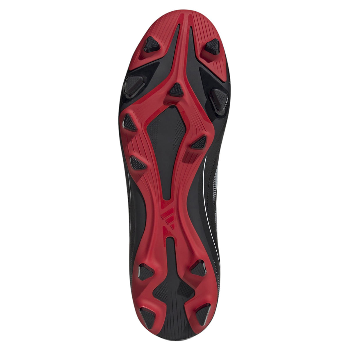 adidas Goletto IX FG/MG Soccer Cleats Black/White/Scarlet / 7
