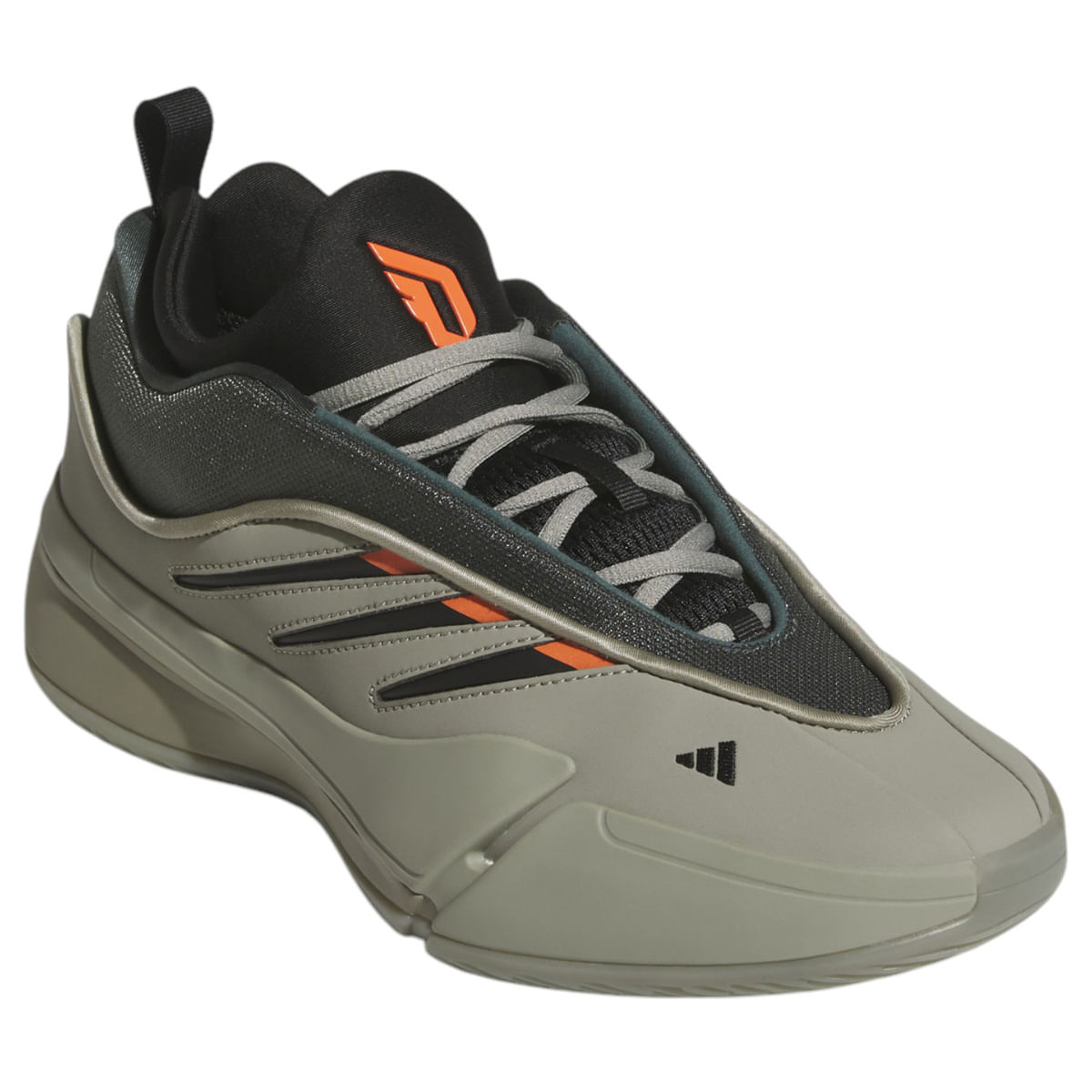 adidas-Dame-9-Basketball-Shoe---Men-s-Silver-Pebble---Legend-Ivy---Impact-Orange