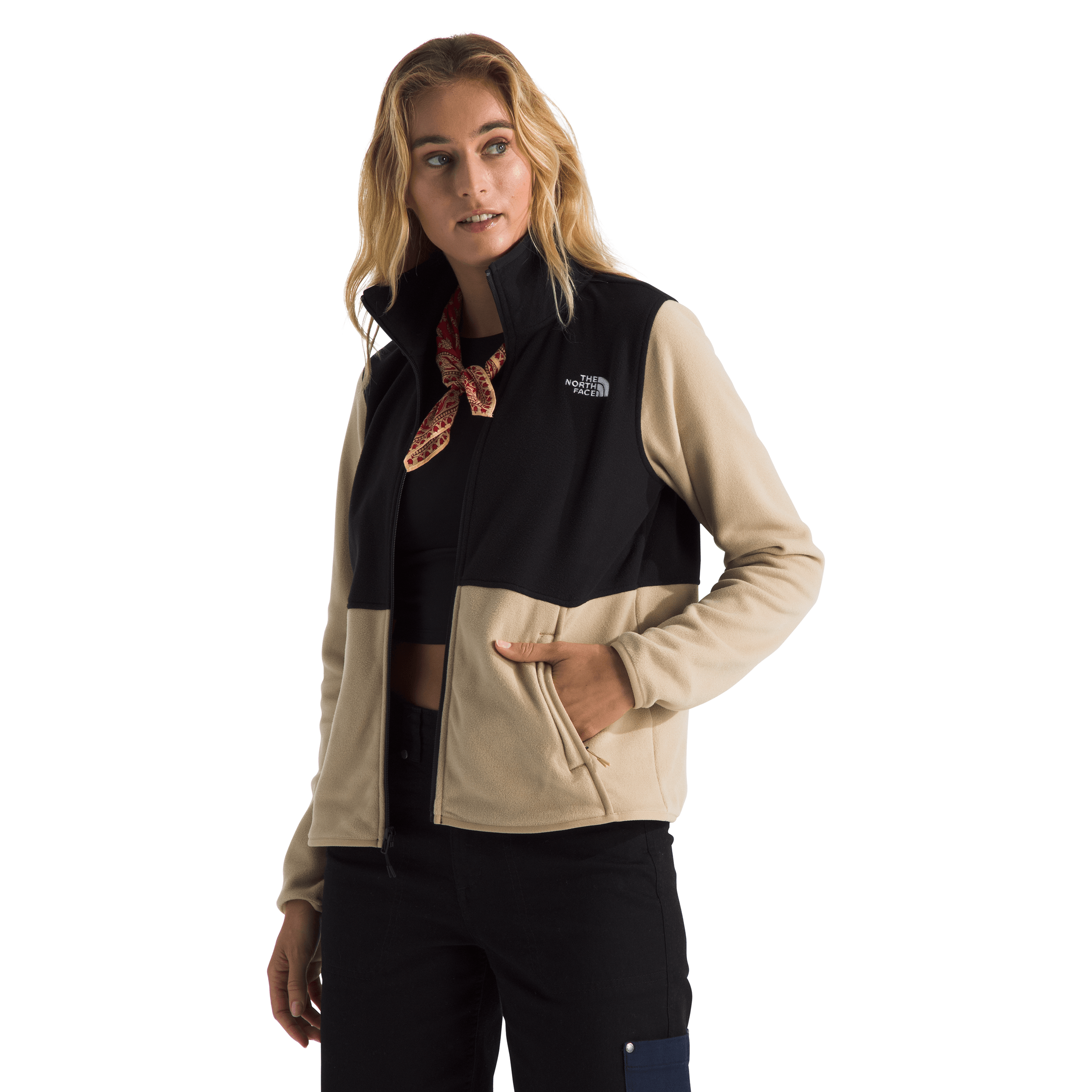 ☆THE NORTH FACE☆Women’s Glacier Fleece Jacket 1200W-38076-TNFMdGyHt-0-