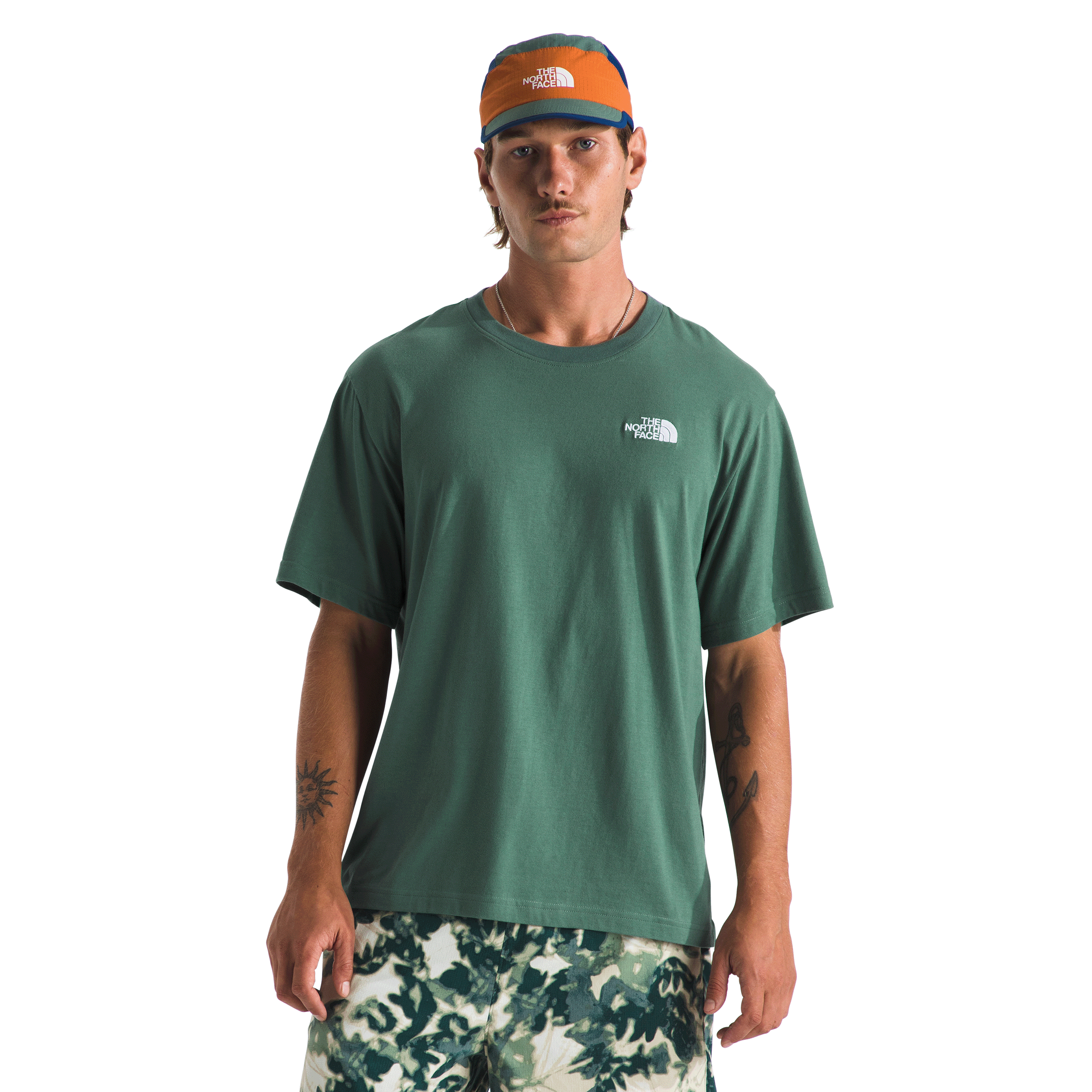Tシャツ・カットソー The North Face Men's Box Logo Crewneck Short-Sleeve T-Shirt The North Face Men's T-Shirt Short Sleeve Casual Fine Box