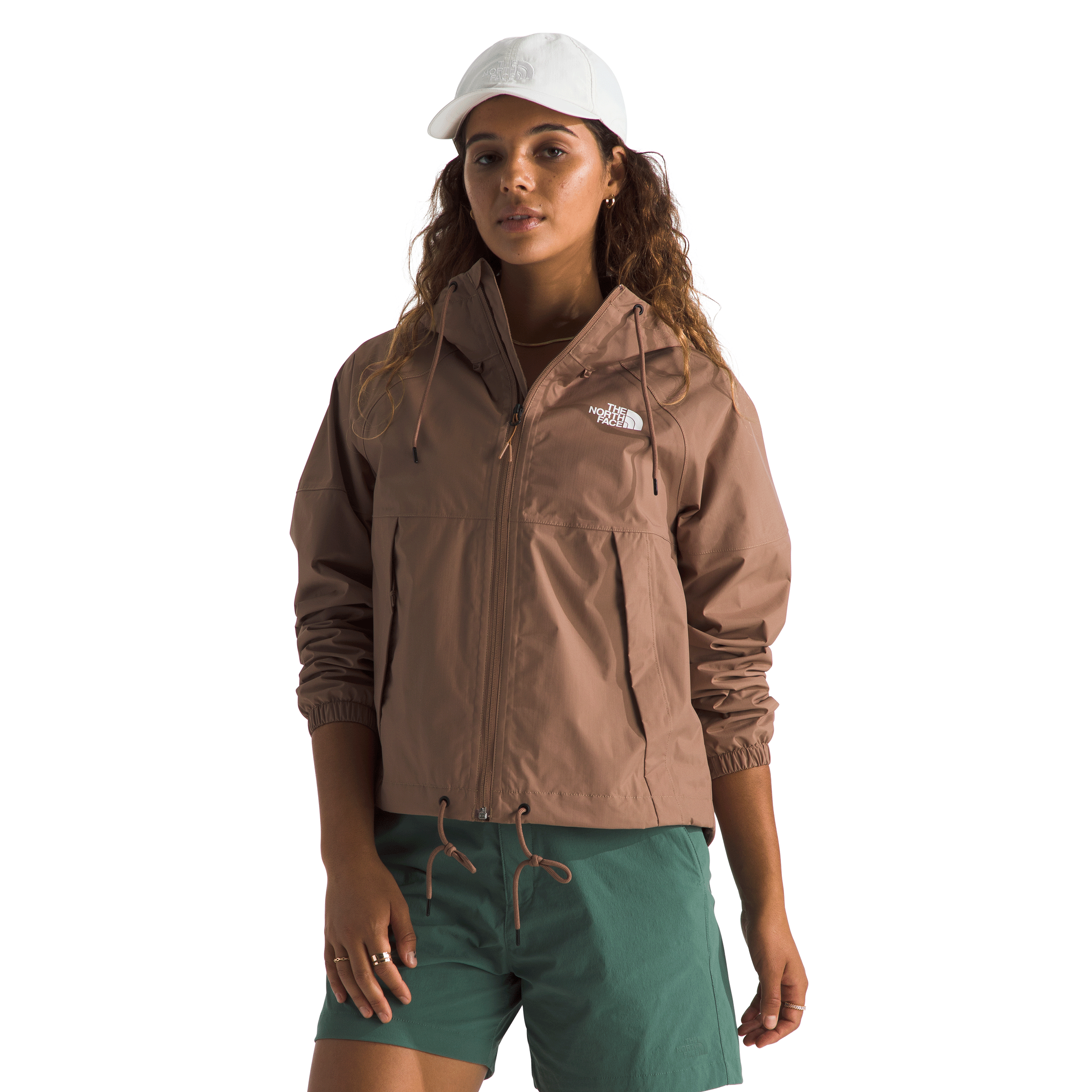 The-North-Face-Antora-Rain-Hoodie---Women-s-Latte