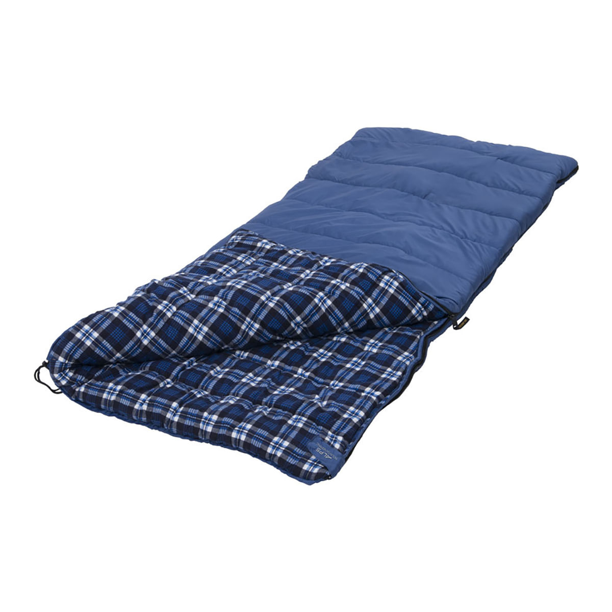 ALPS-Mountaineering-Camper-Flannel-Outfitter-45-degree-Sleeping-Bag-Blue