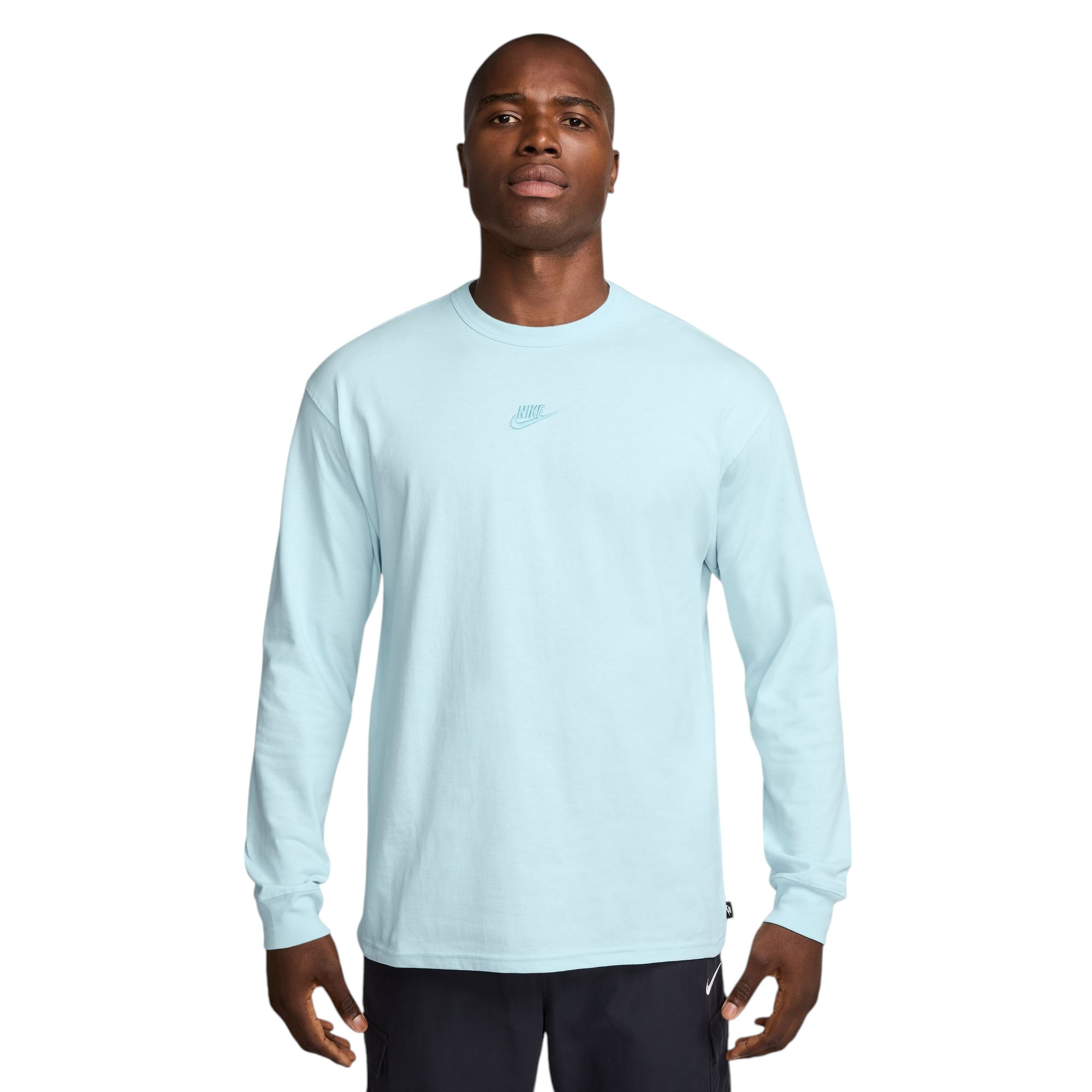 Nike-Sportswear-Premium-Essentials-Long-Sleeve-T-Shirt---Men-s-Glacier-Blue
