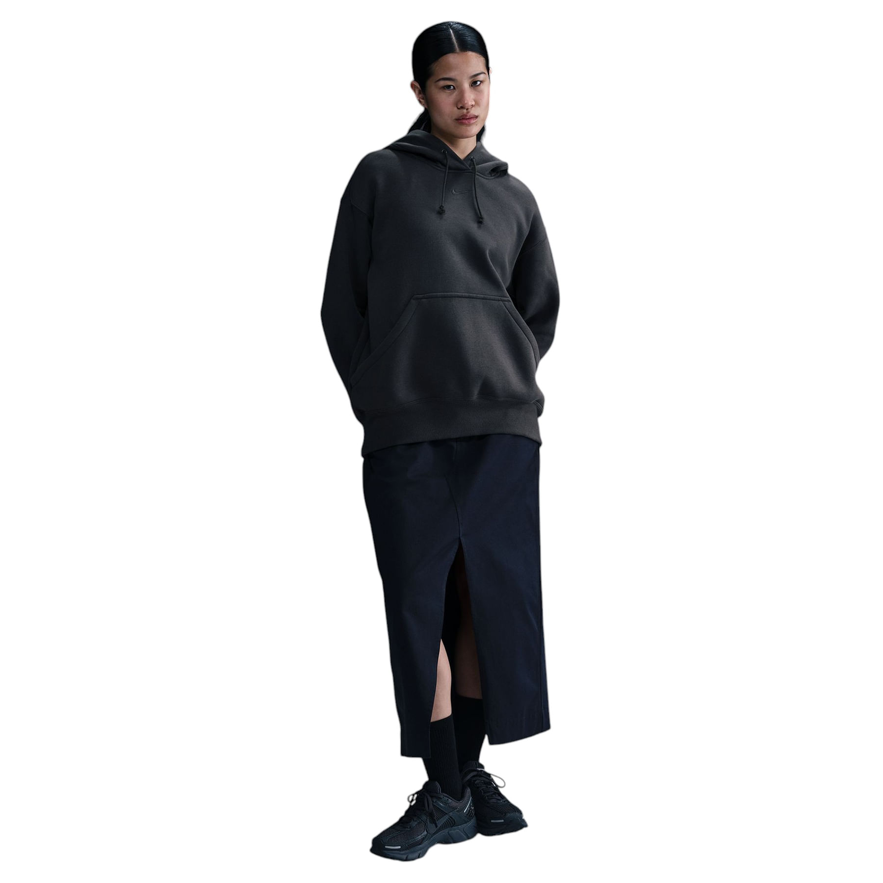 Nike-Sportswear-Phoenix-Fleece-Oversized-Pullover-Hoodie---Women-s-Anthracite---Sail