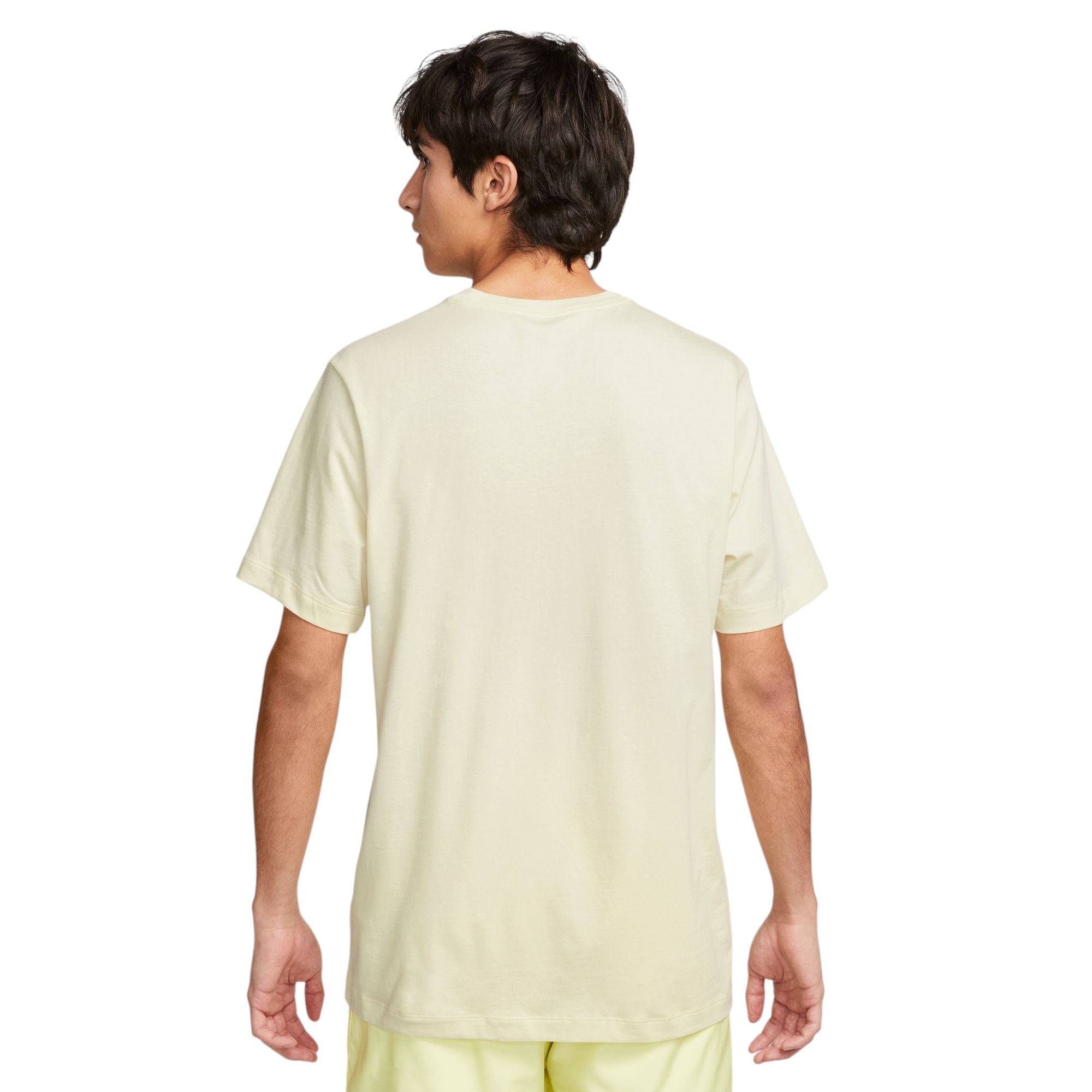 Nike-Sportswear-Club-T-Shirt---Men-s-Sail---Black