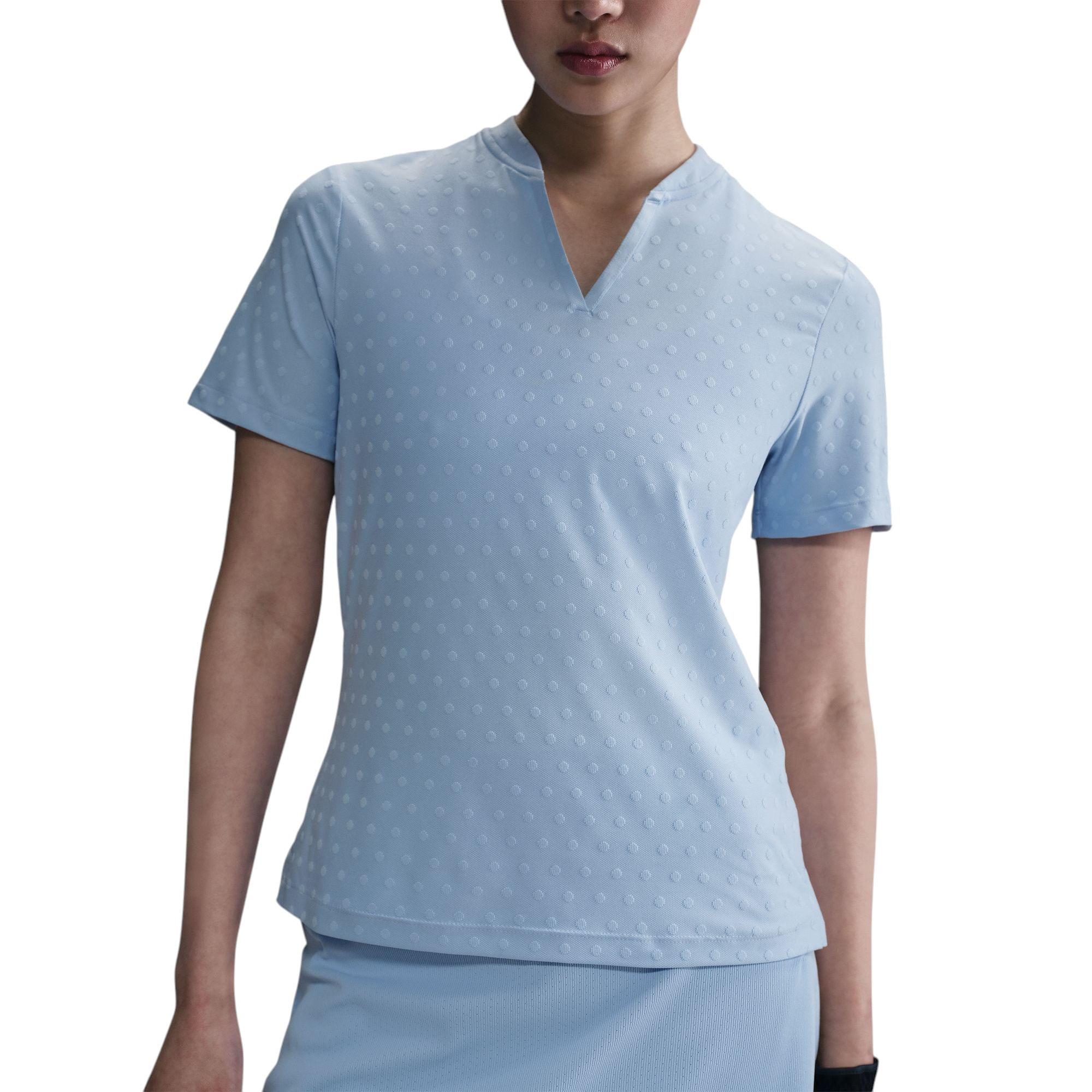 Nike-Tour-Dri-FIT-Short-Sleeve-Blade-Golf-Polo---Women-s-Psychic-Blue---Black