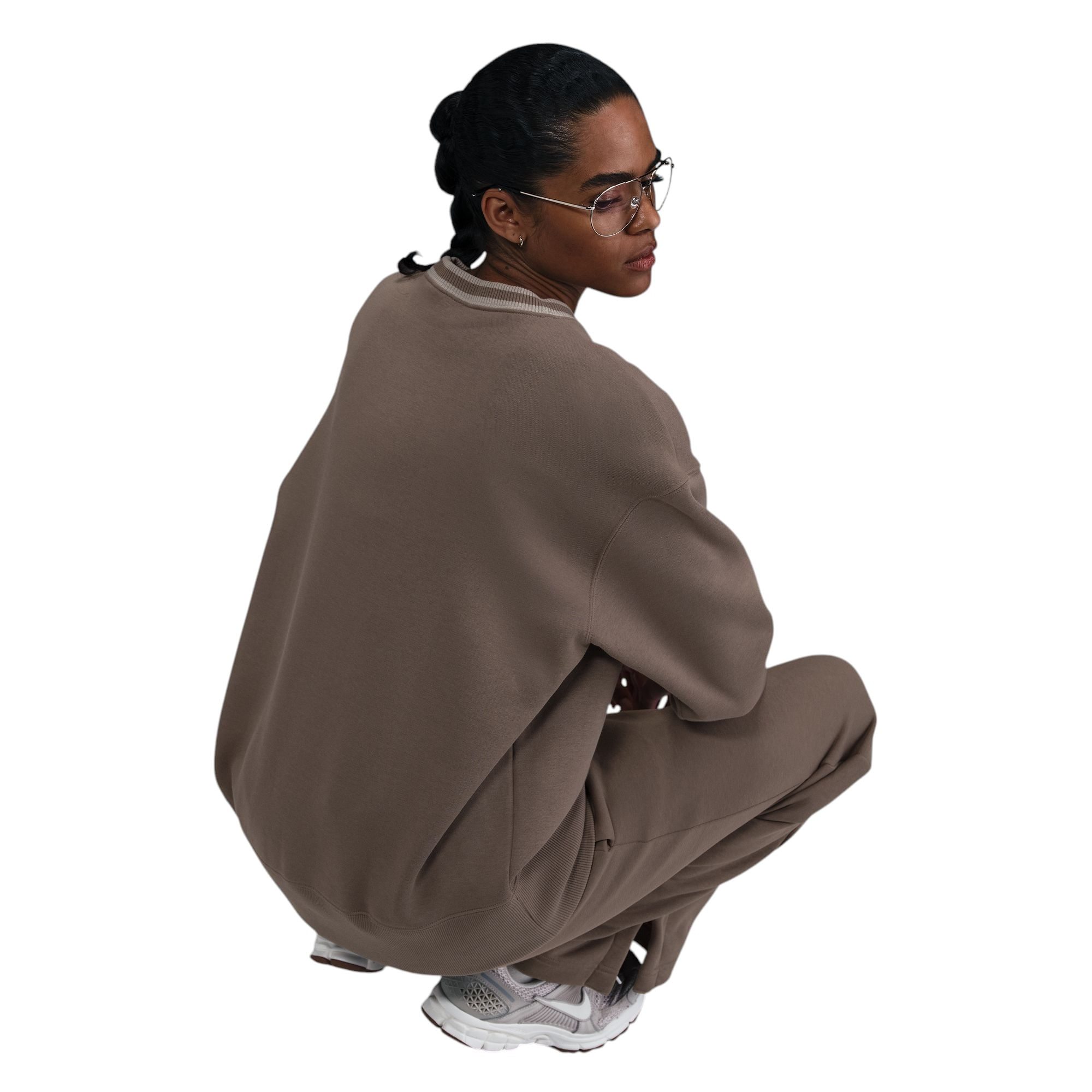 Nike Sportswear Phoenix Fleece Graphic Oversized Crew-Neck