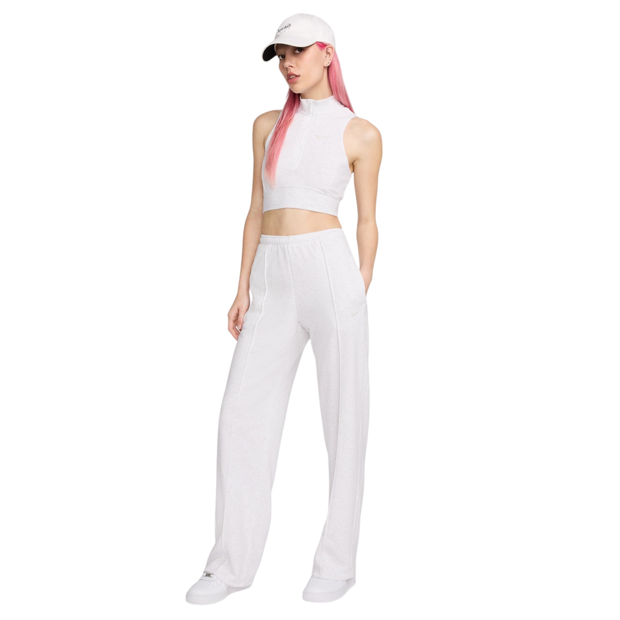 ■NIKE■ Sportswear Chill Velour Mid Rise Open Hem Sweatpant Nike Sportswear Chill Knit Women's Mid-Rise Velour Pants