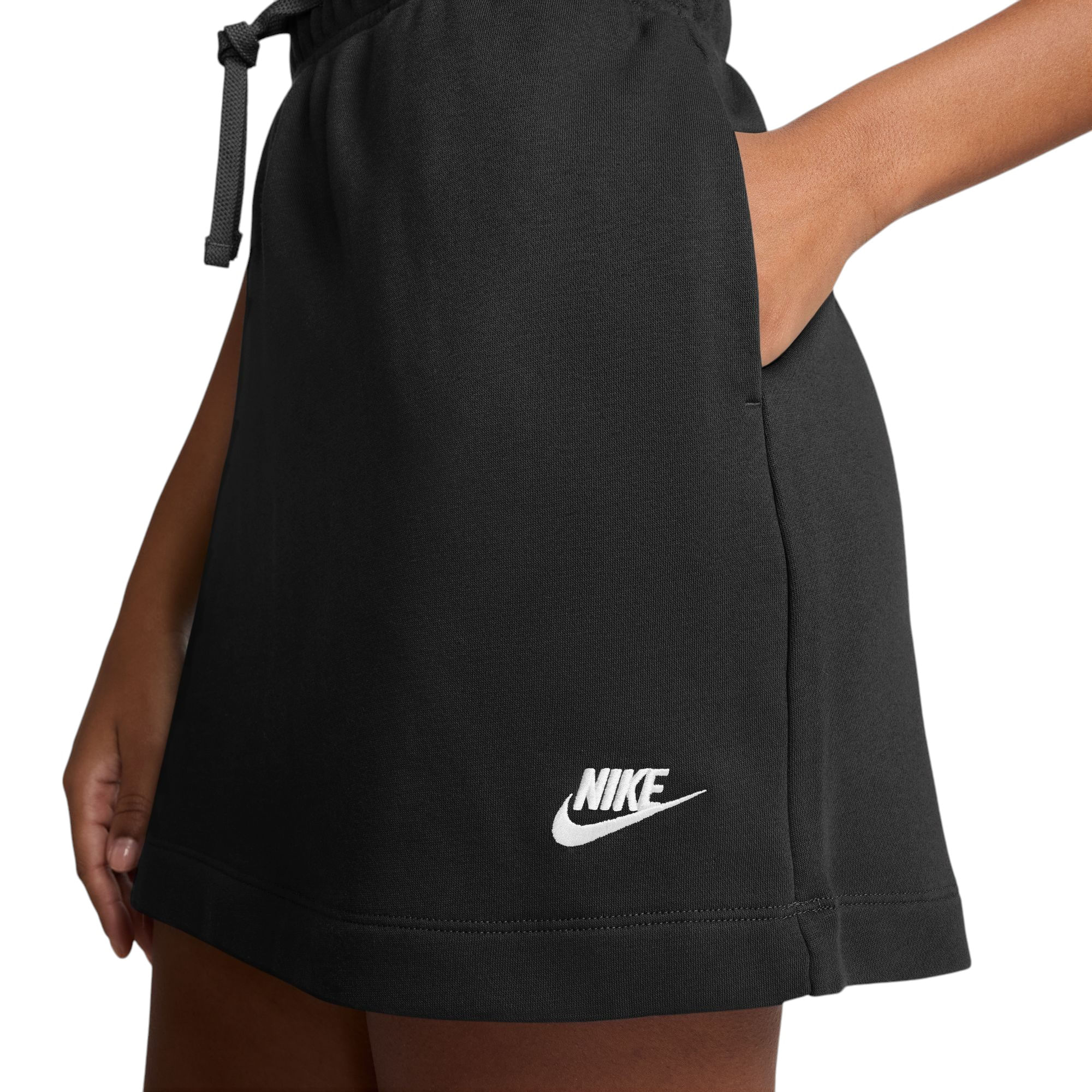 nike black club skirt shorts