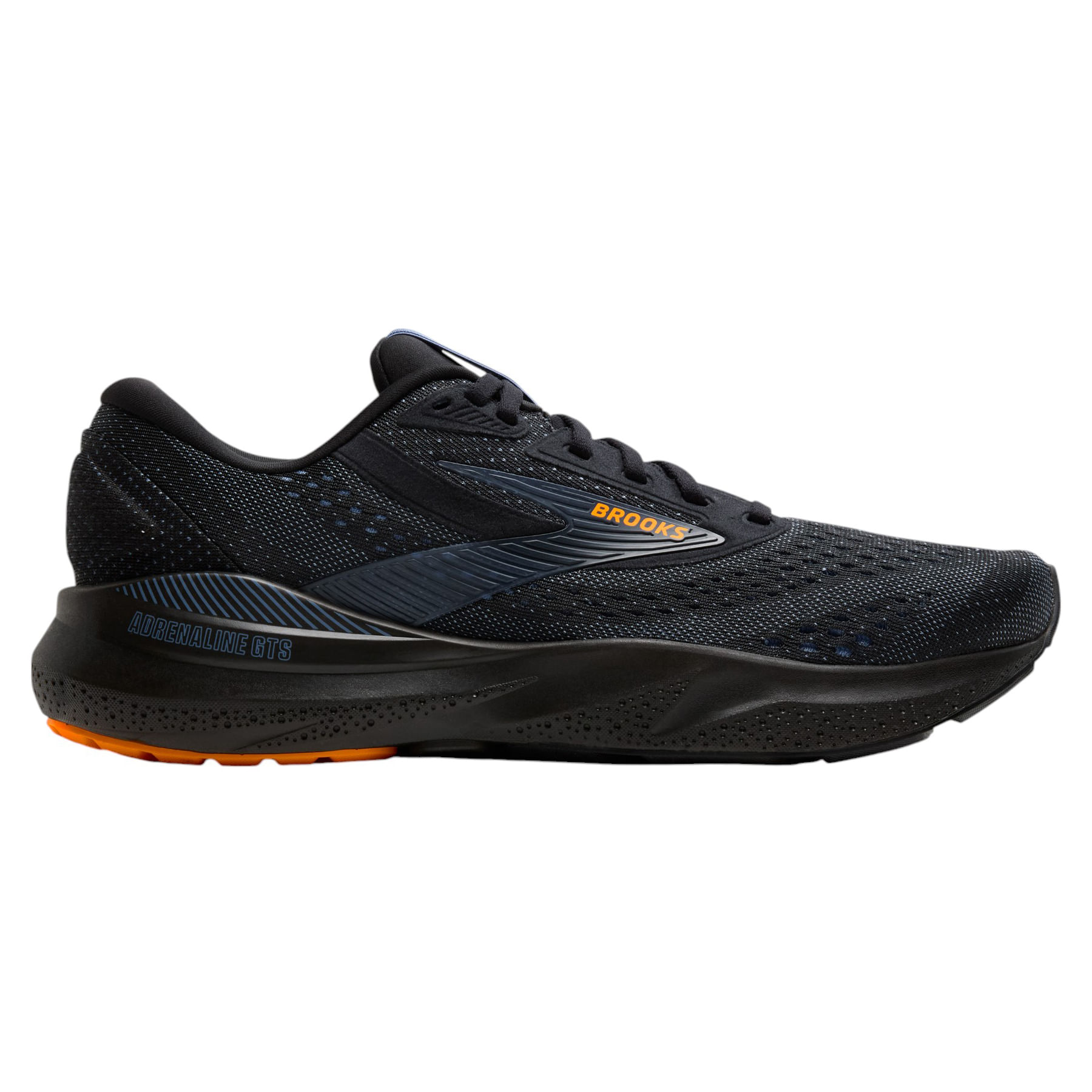 Brooks-Adrenaline-GTS-24-Running-Shoe---Men-s-Black---Country-Blue---Orange