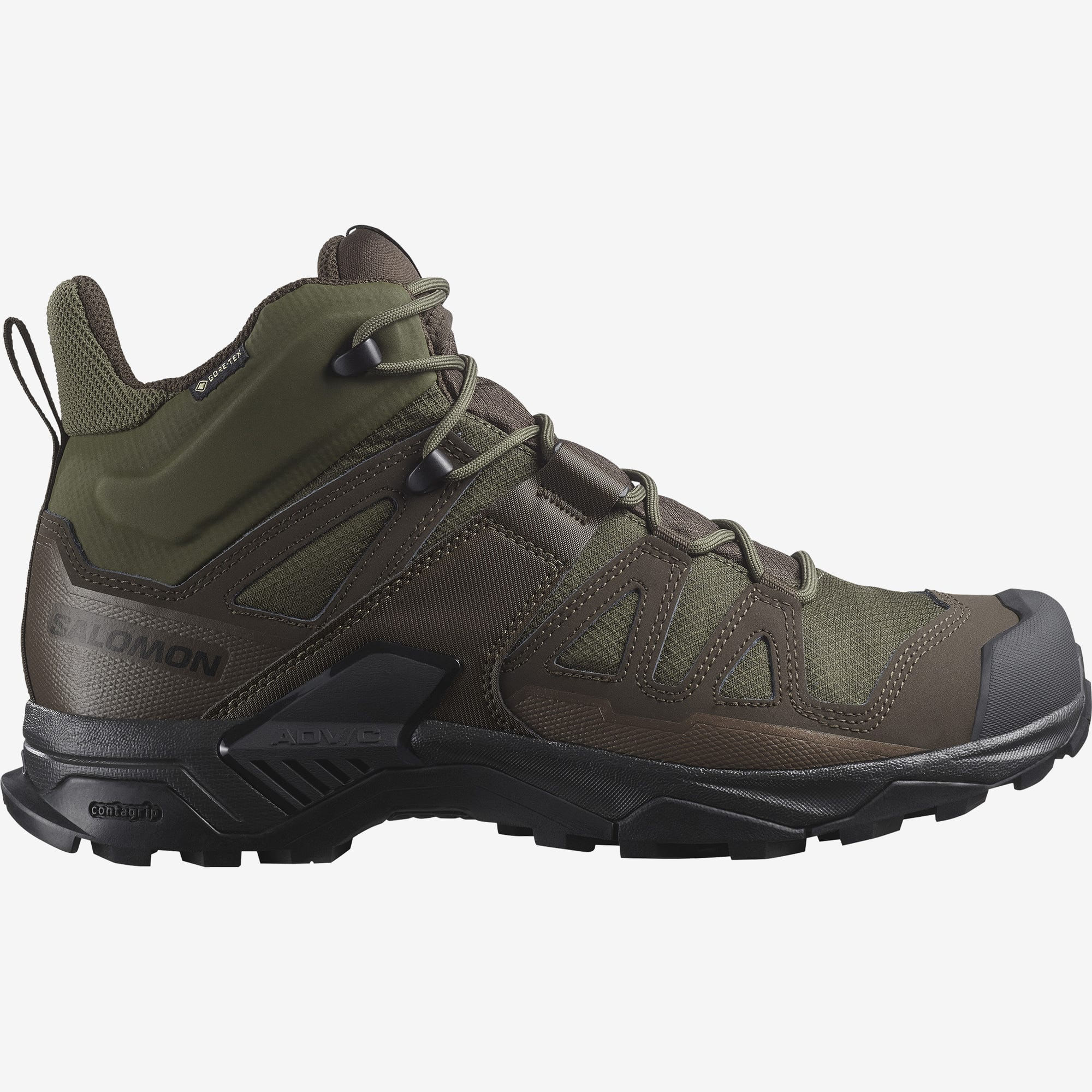 Salomon-X-Ultra-Tracker-Gore-Tex-Boot---Men-s-Ranger-Green---Earth-Brown---Black