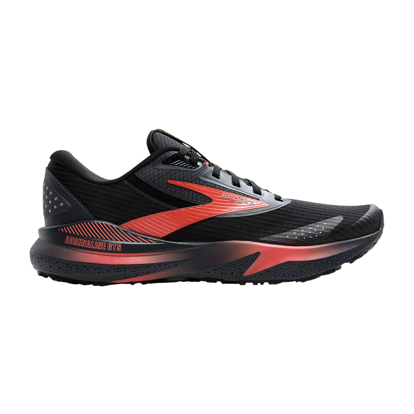 Brooks-Adrenaline-GTS-24-Weatherized-Shoe---Women-s-Black---Ebony---Hot-Coral