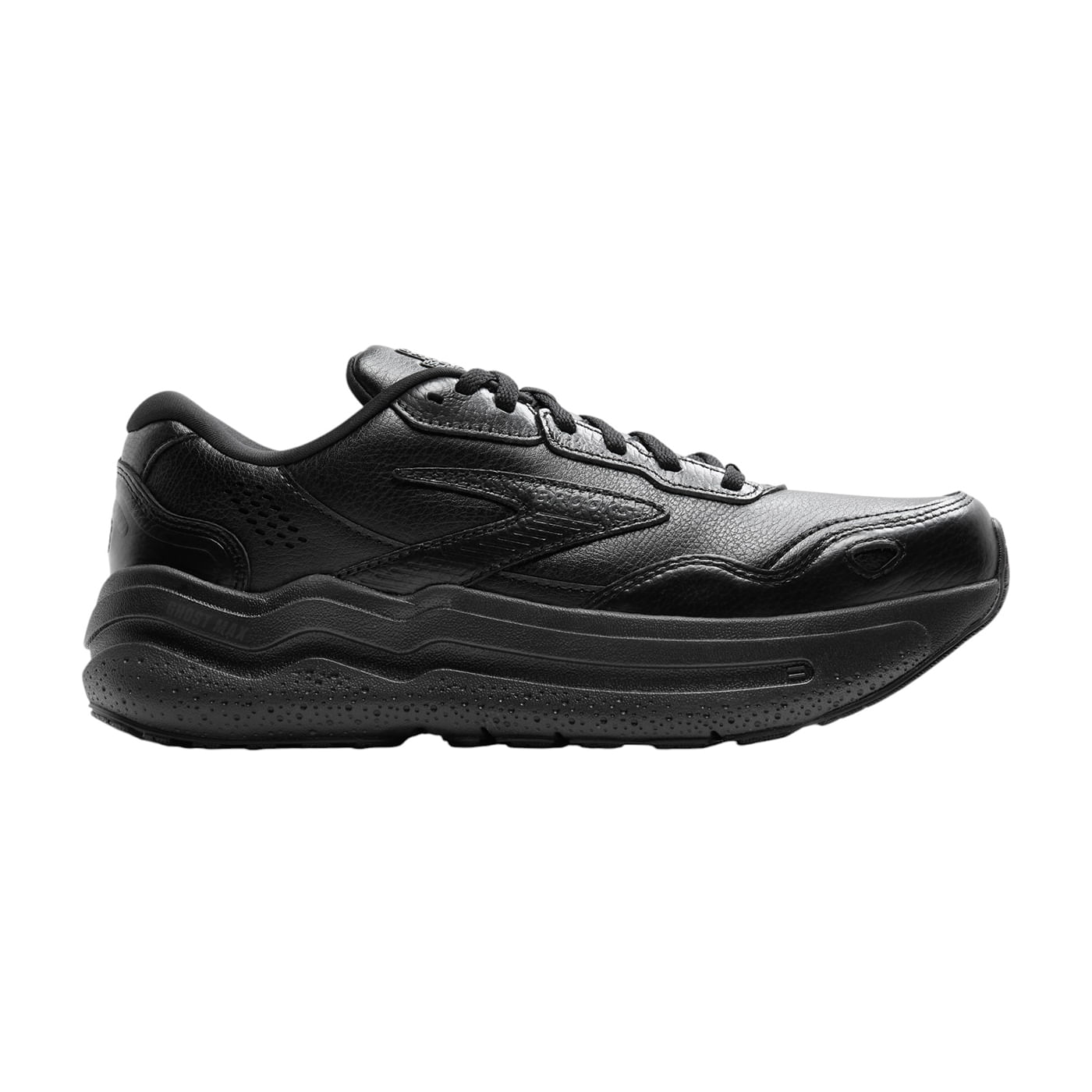 Brooks-Ghost-Max-2-Leather-Shoes---Men-s-Black---Black