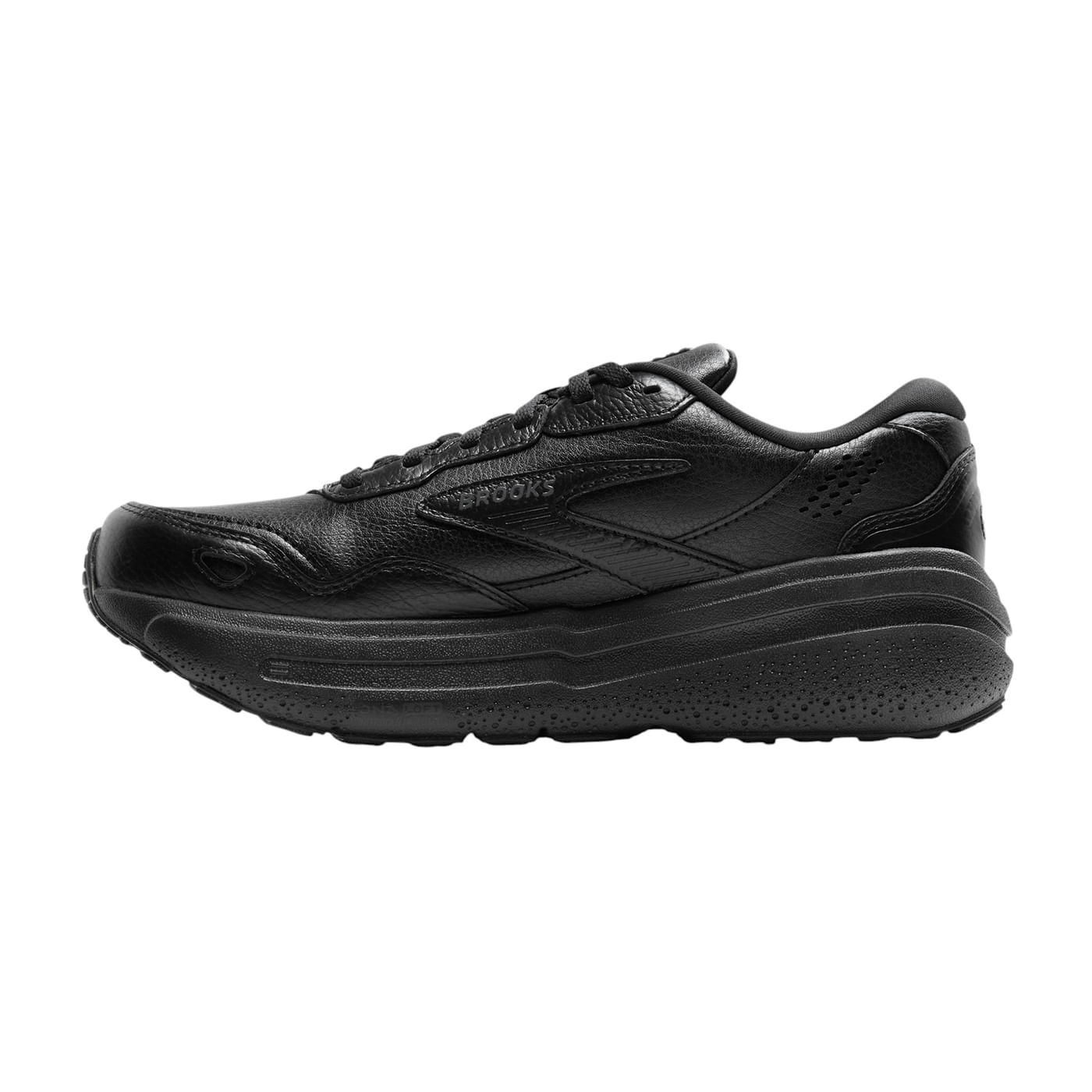 Brooks-Ghost-Max-2-Leather-Shoes---Men-s-Black---Black