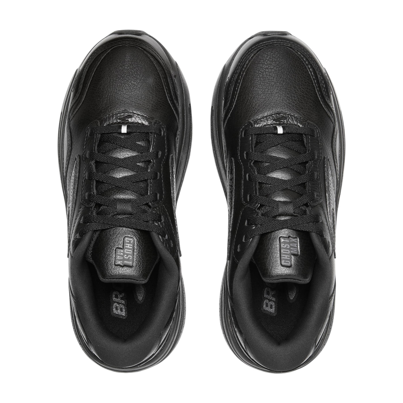 Brooks-Ghost-Max-2-Leather-Shoes---Men-s-Black---Black