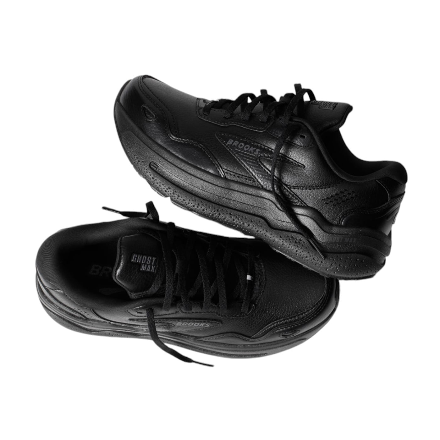 Brooks-Ghost-Max-2-Leather-Shoe---Women-s-Black---Black