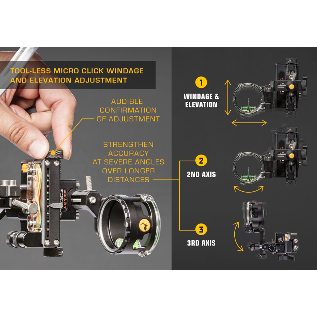 Trophy-Ridge-React-One-Pro-Bow-Sight-Black