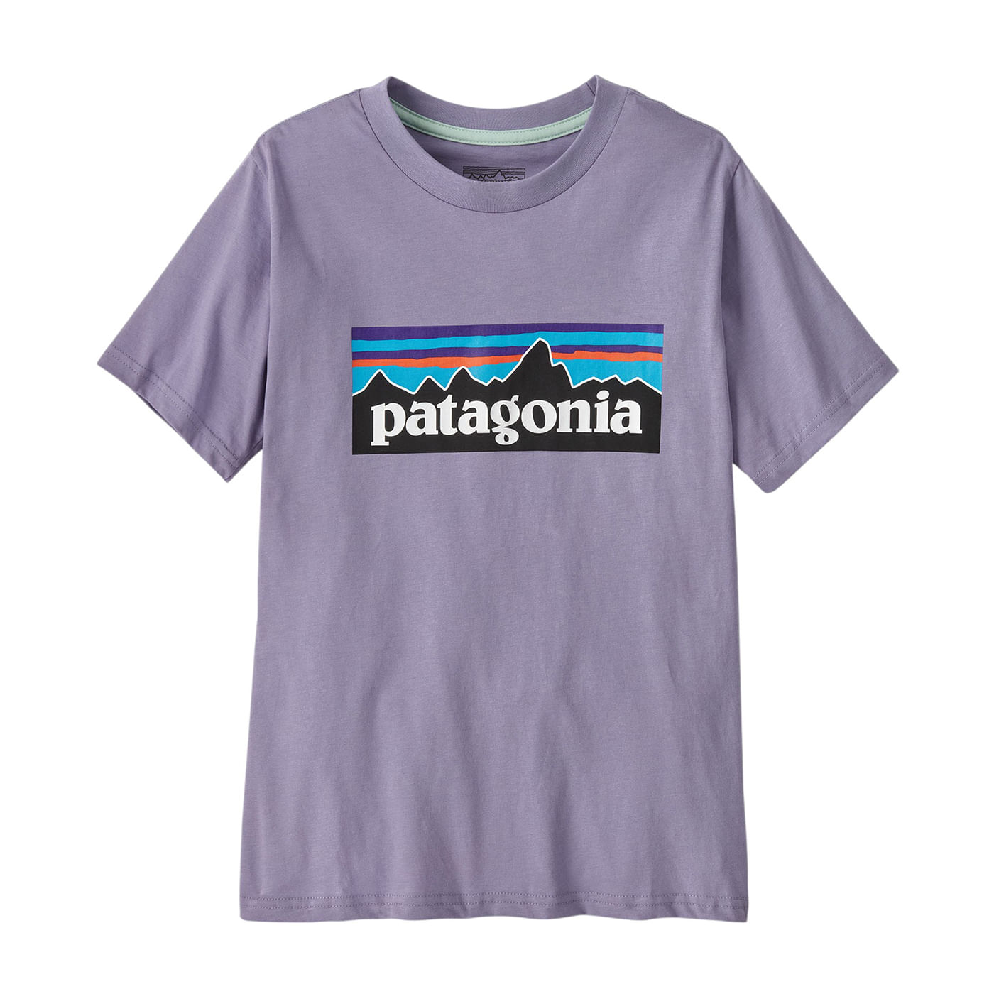 Patagonia-P-6-Logo-T-Shirt---Youth-Rock-Wash--Concrete-Purple