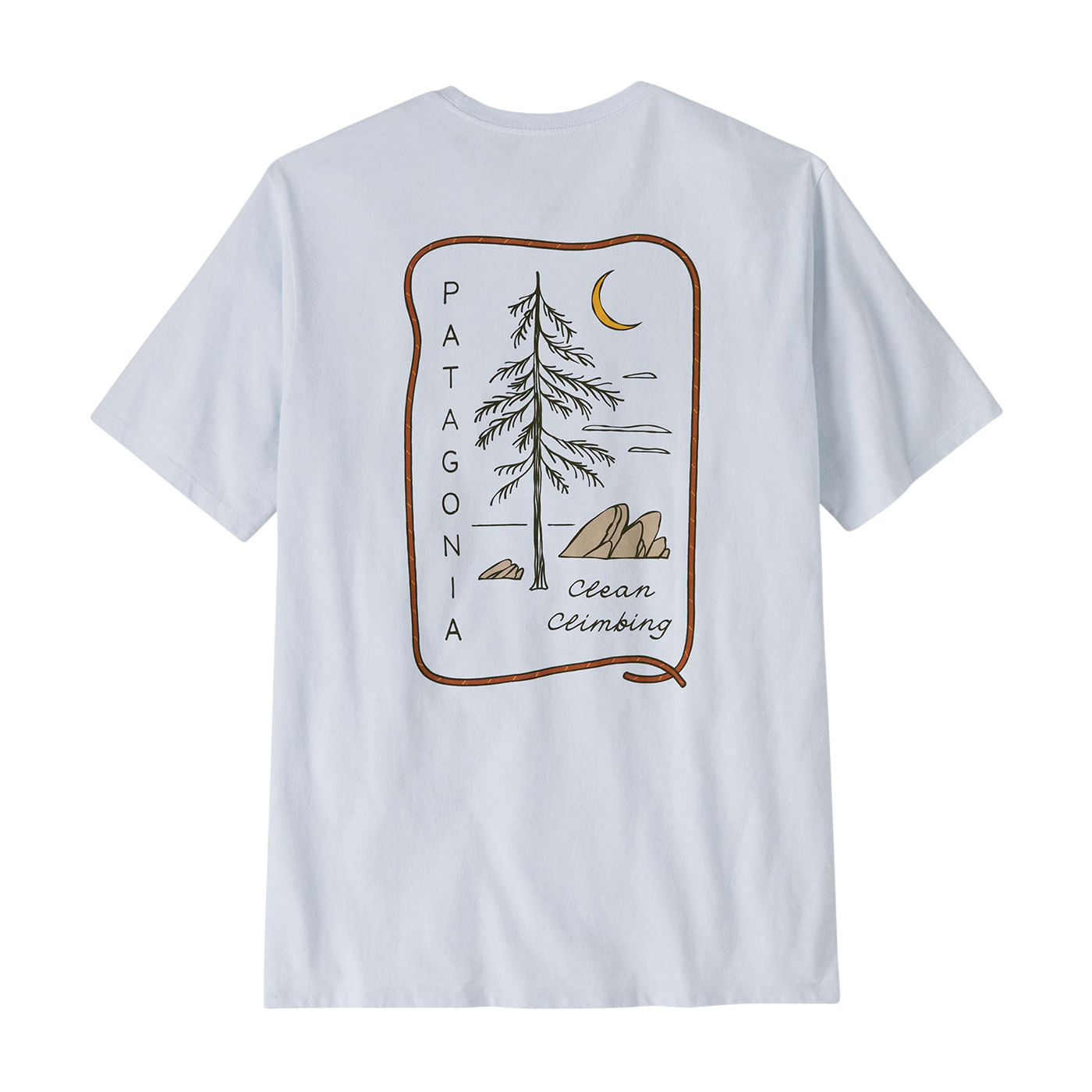 Patagonia Cardiff by the Sea T-Shirt Surfing Logo Organic