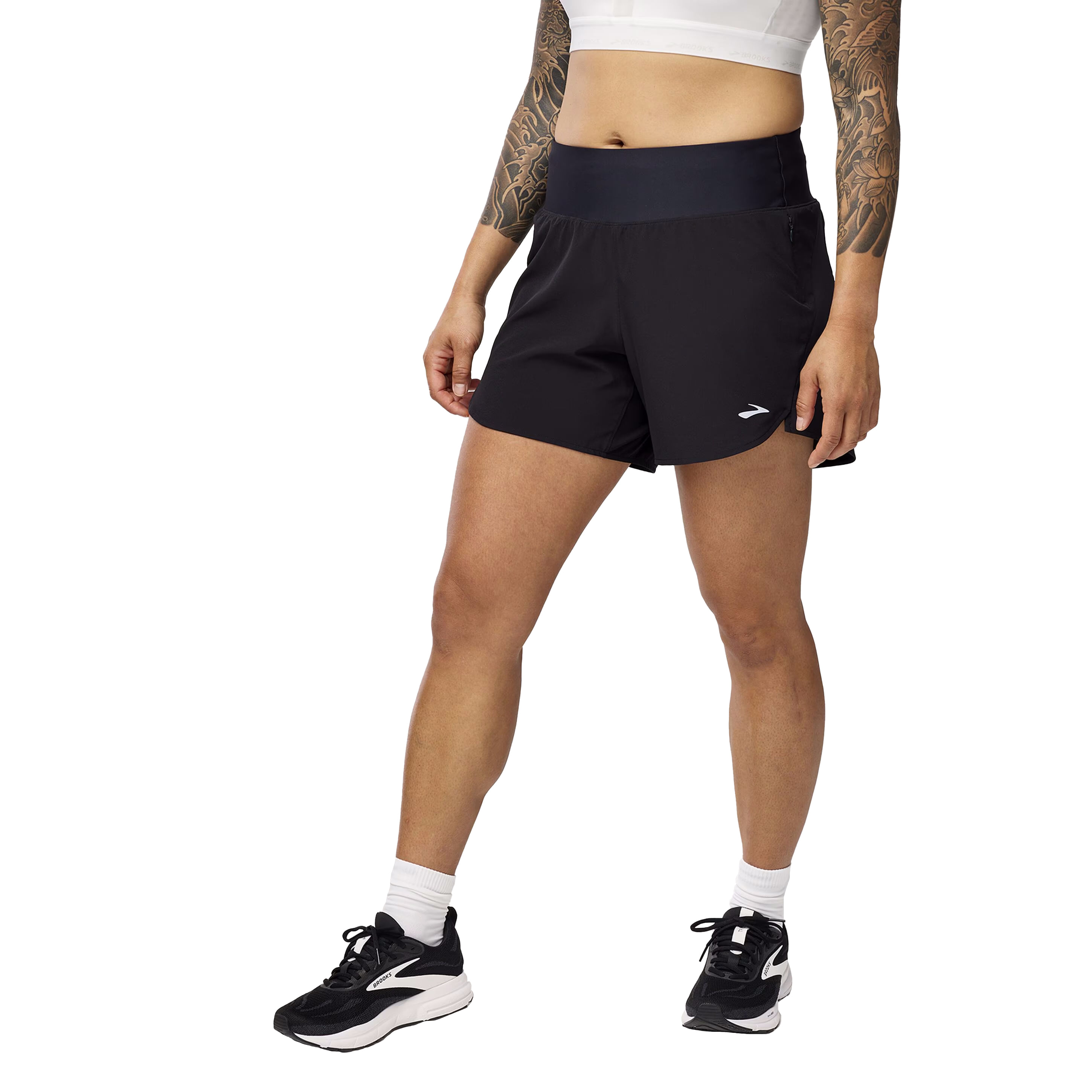 Brooks-Chaser-5--2.0-Short---Women-s-Black