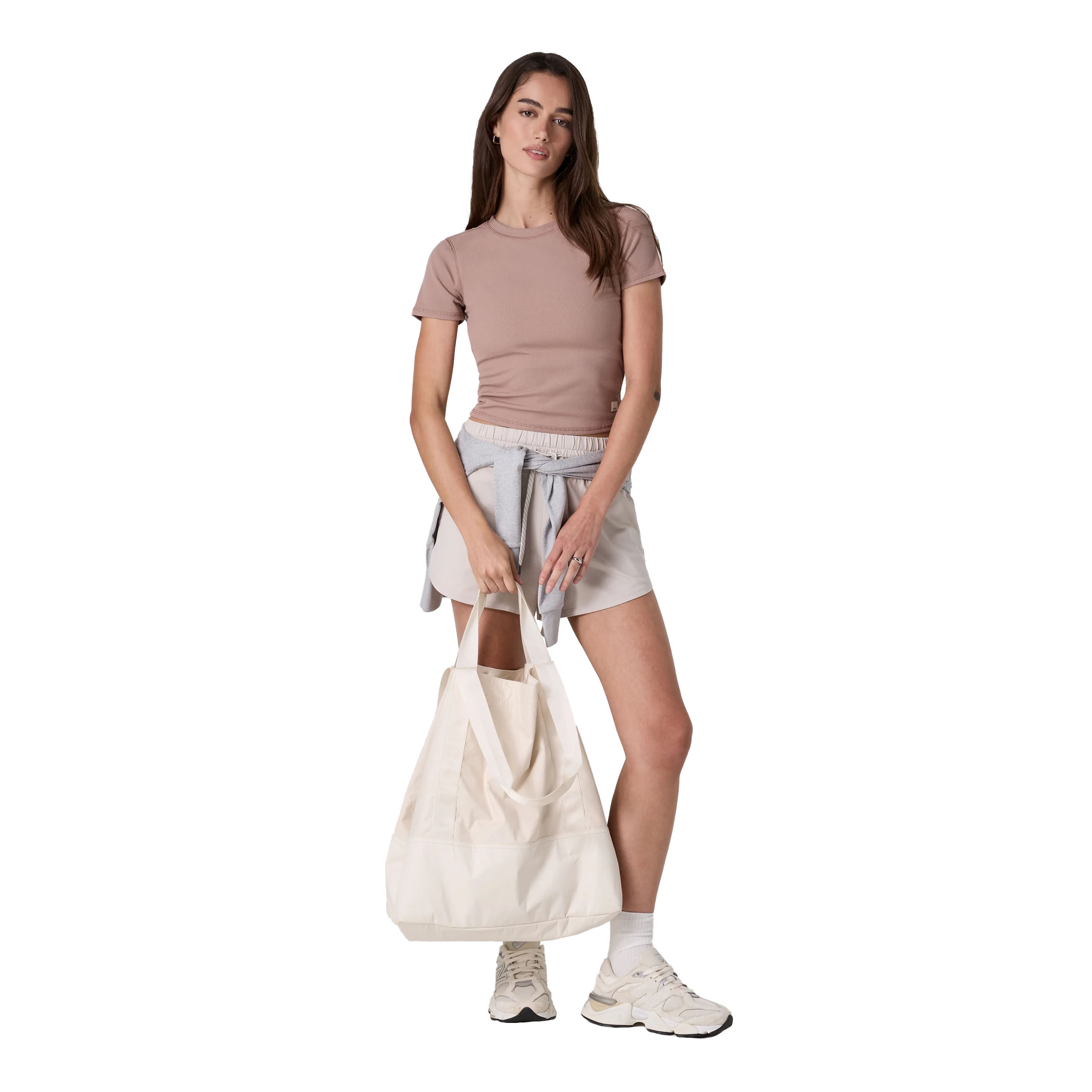 Vuori-Mudra-Fitted-T-Shirt---Women-s-Rose-Clay
