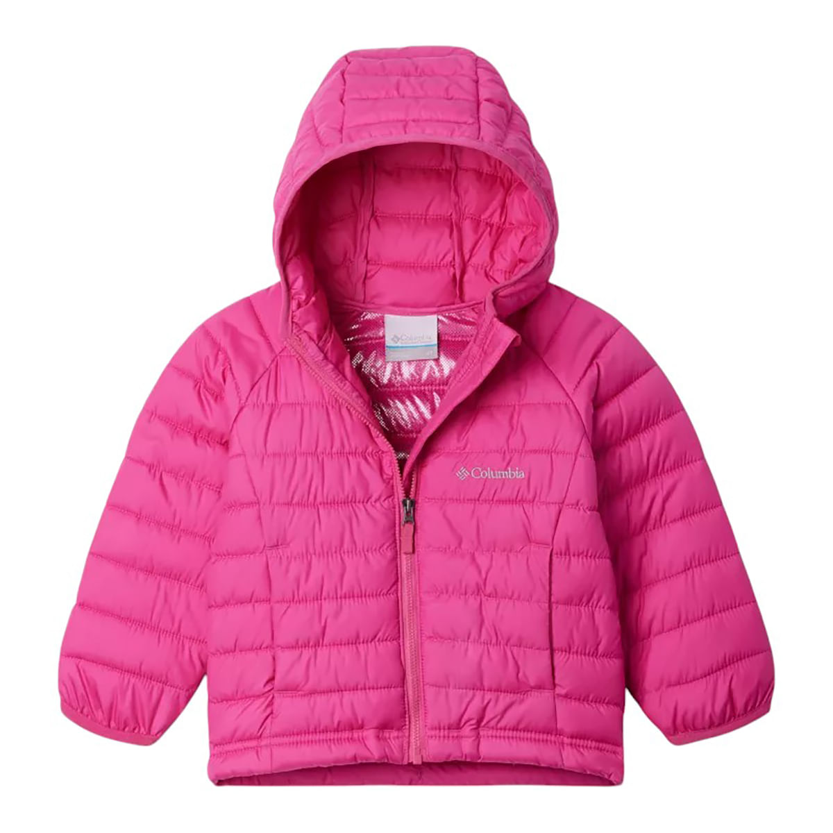 Columbia-Powder-Lite-II-Hooded-Jacket---Boys--Pink-Ice