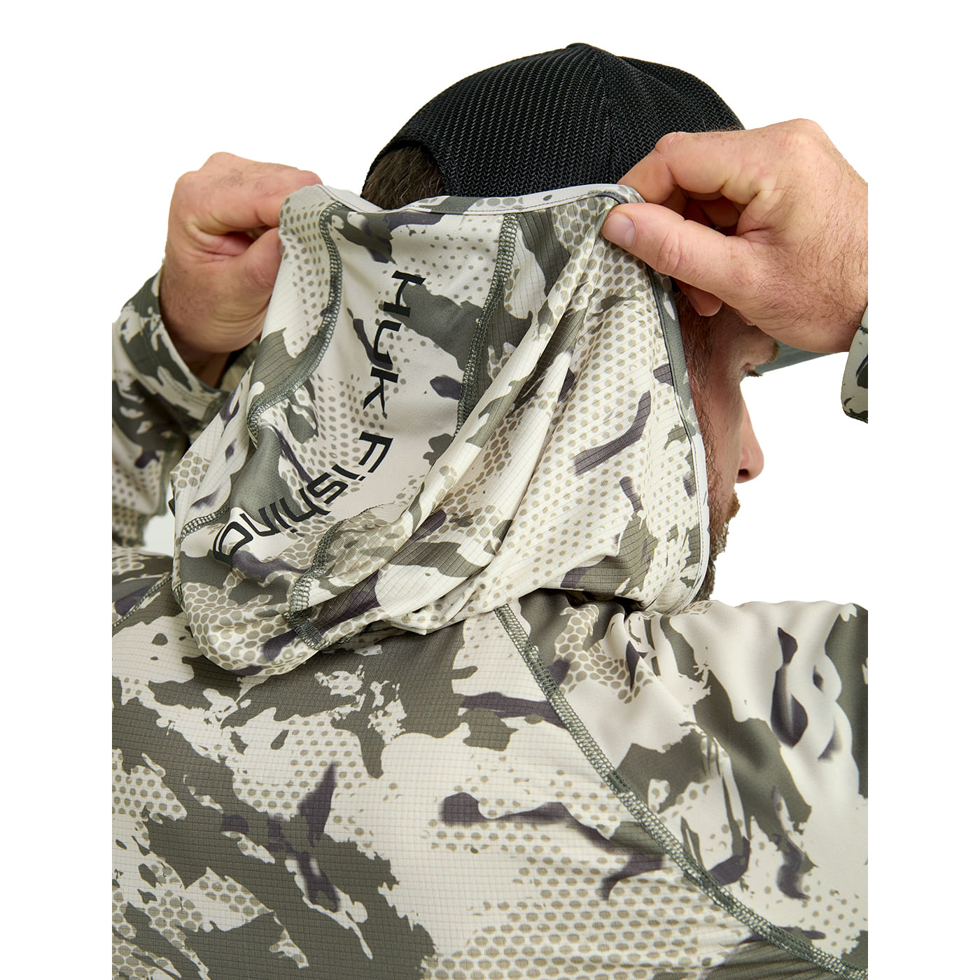 Huk Apex Vert Icon Performance Hoodie - Men's - Moss 2 M