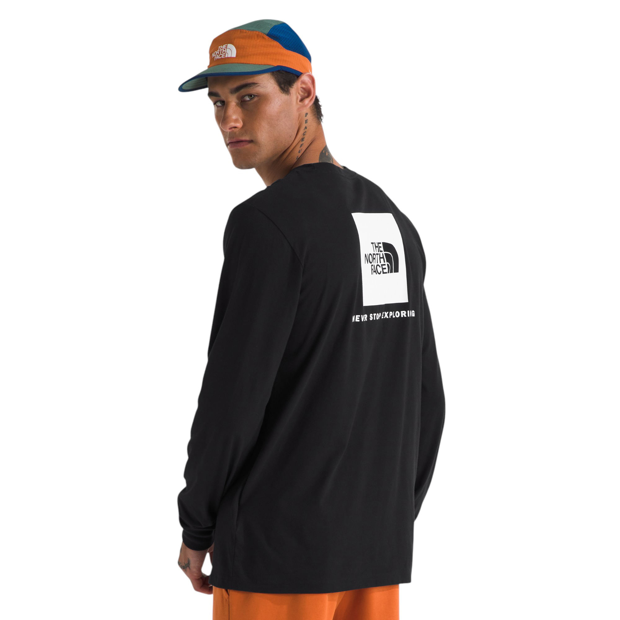 ★★THE NORTH FACE★★ Men's NSE Long Sleeve T-ShirtBLACK NT Amazon.com: The North Face Long Sleeve Box NSE Tee TNF Black