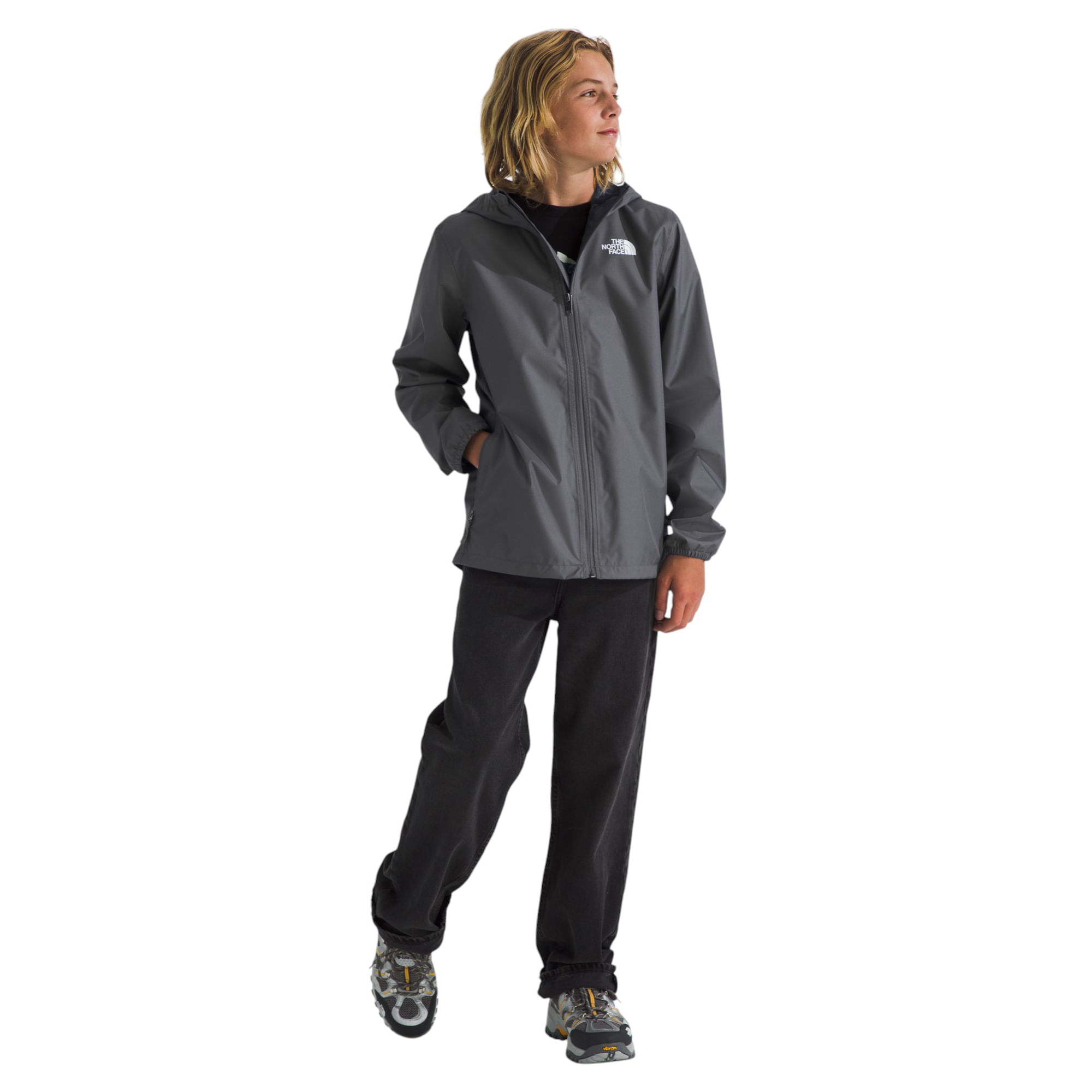 The-North-Face-Zipline-Rain-Jacket---Youth-Smoked-Pearl