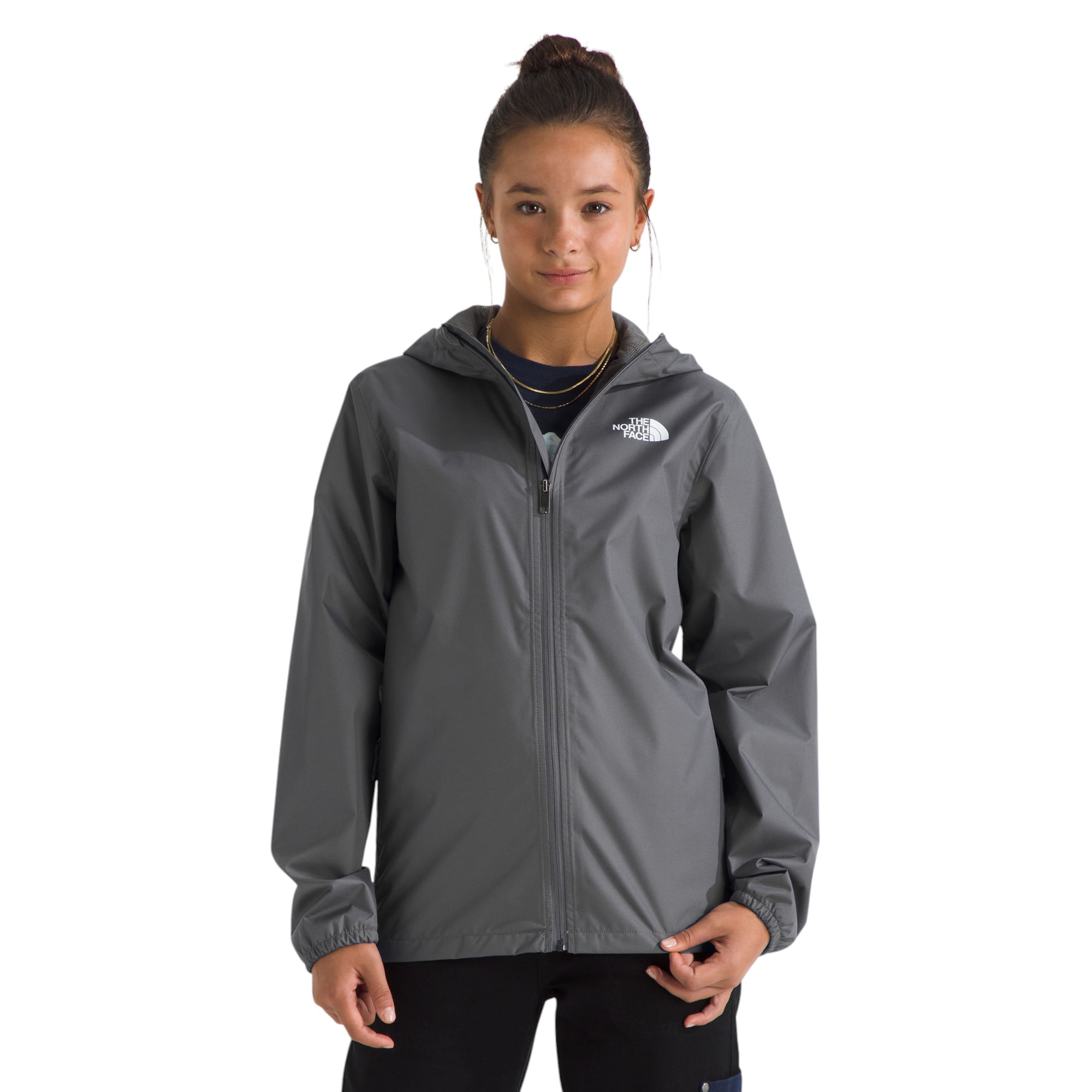 The-North-Face-Zipline-Rain-Jacket---Youth-Smoked-Pearl