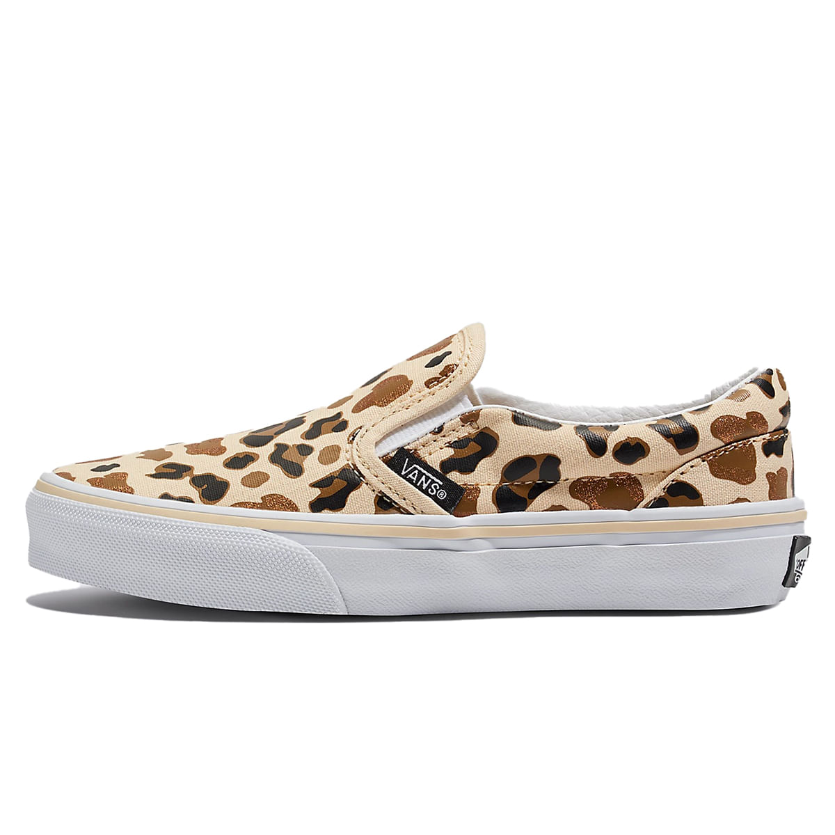 Vans-Classic-Slip-on-Shoe---Youth-Leopard-Glitter-Brown---True-White
