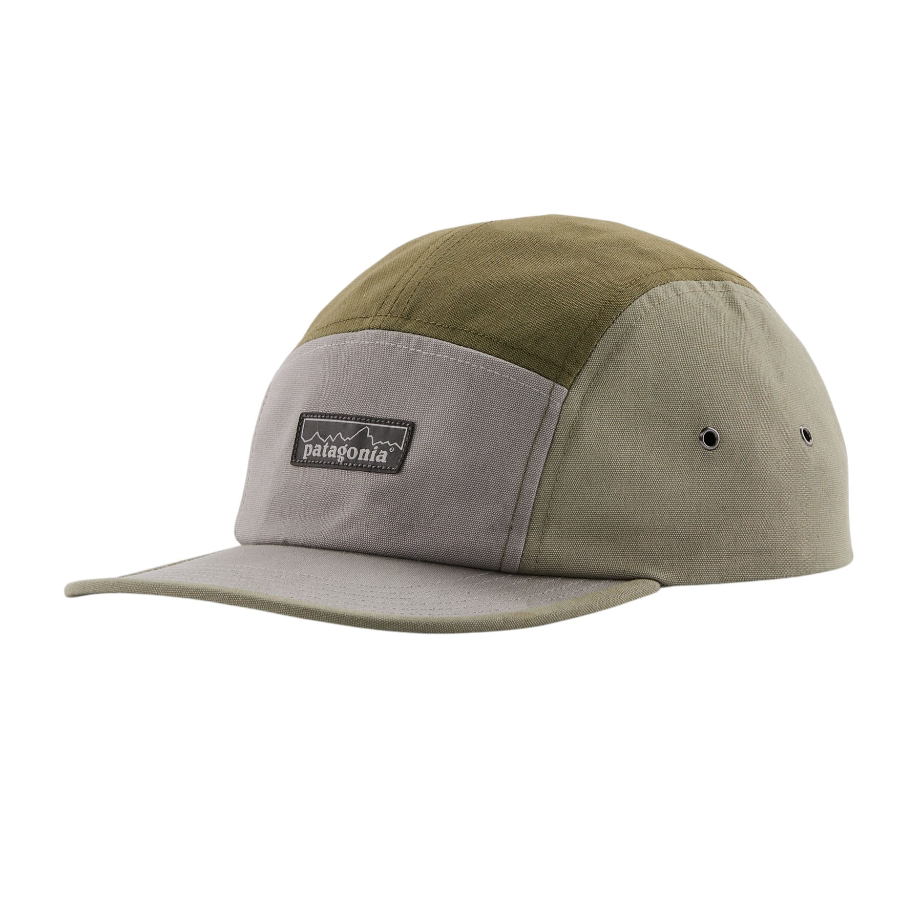 Patagonia-Graphic-Maclure-Hat-Functional-Text-Logo---Forever-Grey